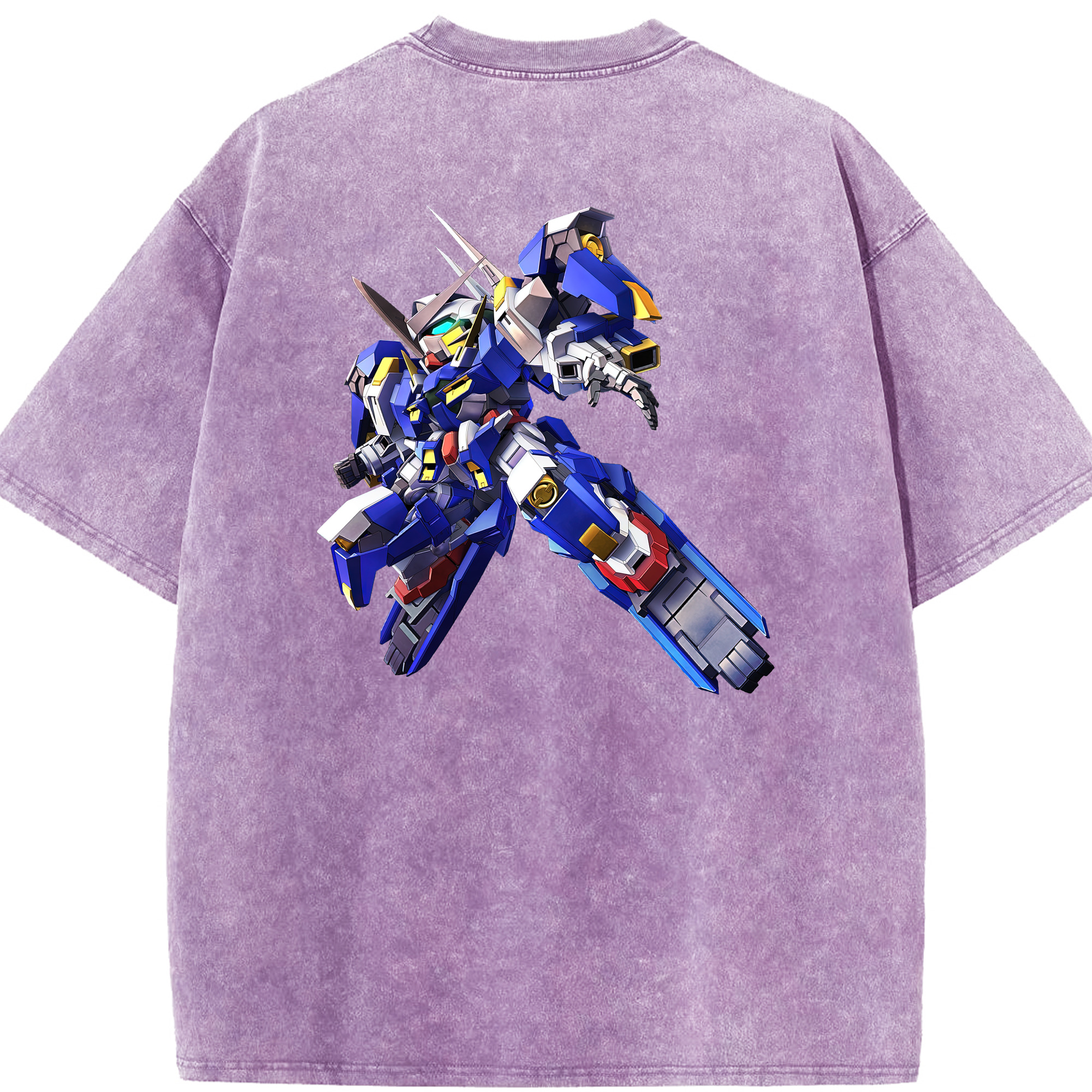（画像用） 機動戦士ガンダム Mobile Suit Gundam 綿100% ヴィンテージ風 半袖Tシャツ（背面プリント）