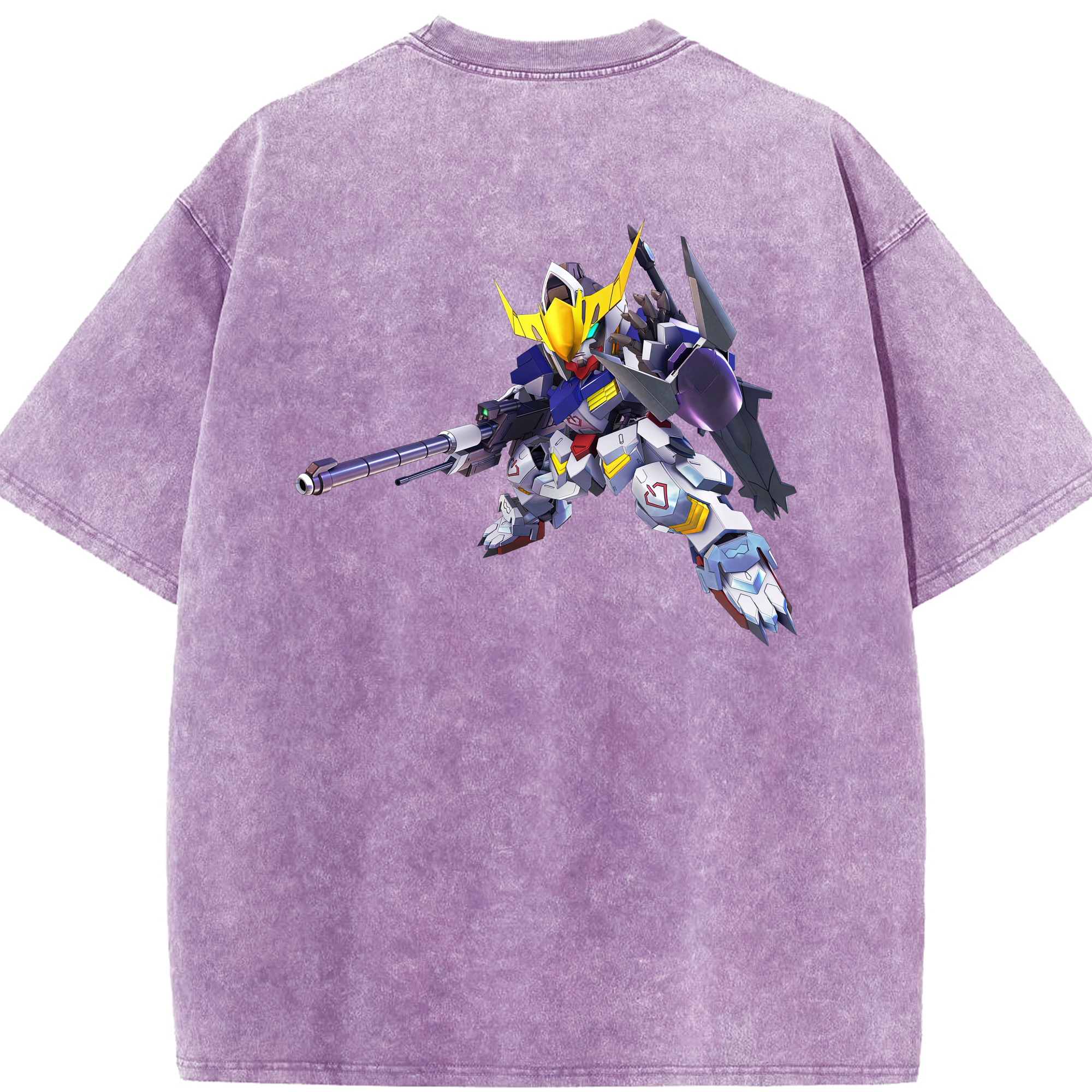 （画像用） 機動戦士ガンダム Mobile Suit Gundam 綿100% ヴィンテージ風 半袖Tシャツ（背面プリント）