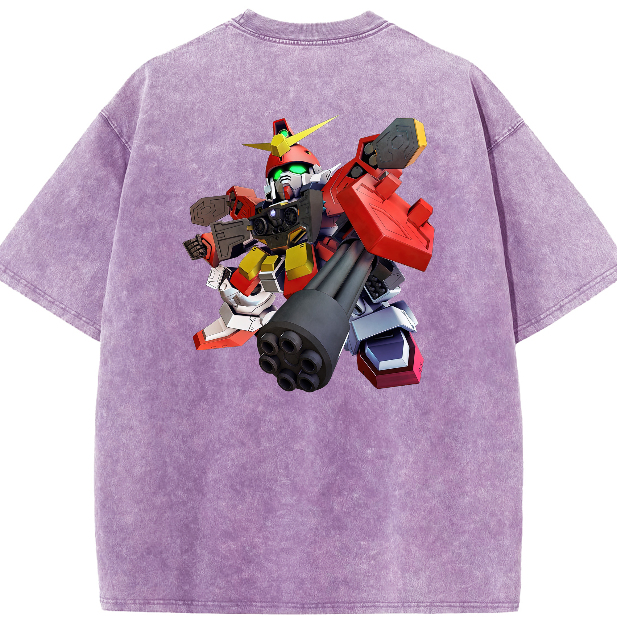 （画像用） 機動戦士ガンダム Mobile Suit Gundam 綿100% ヴィンテージ風 半袖Tシャツ（背面プリント）