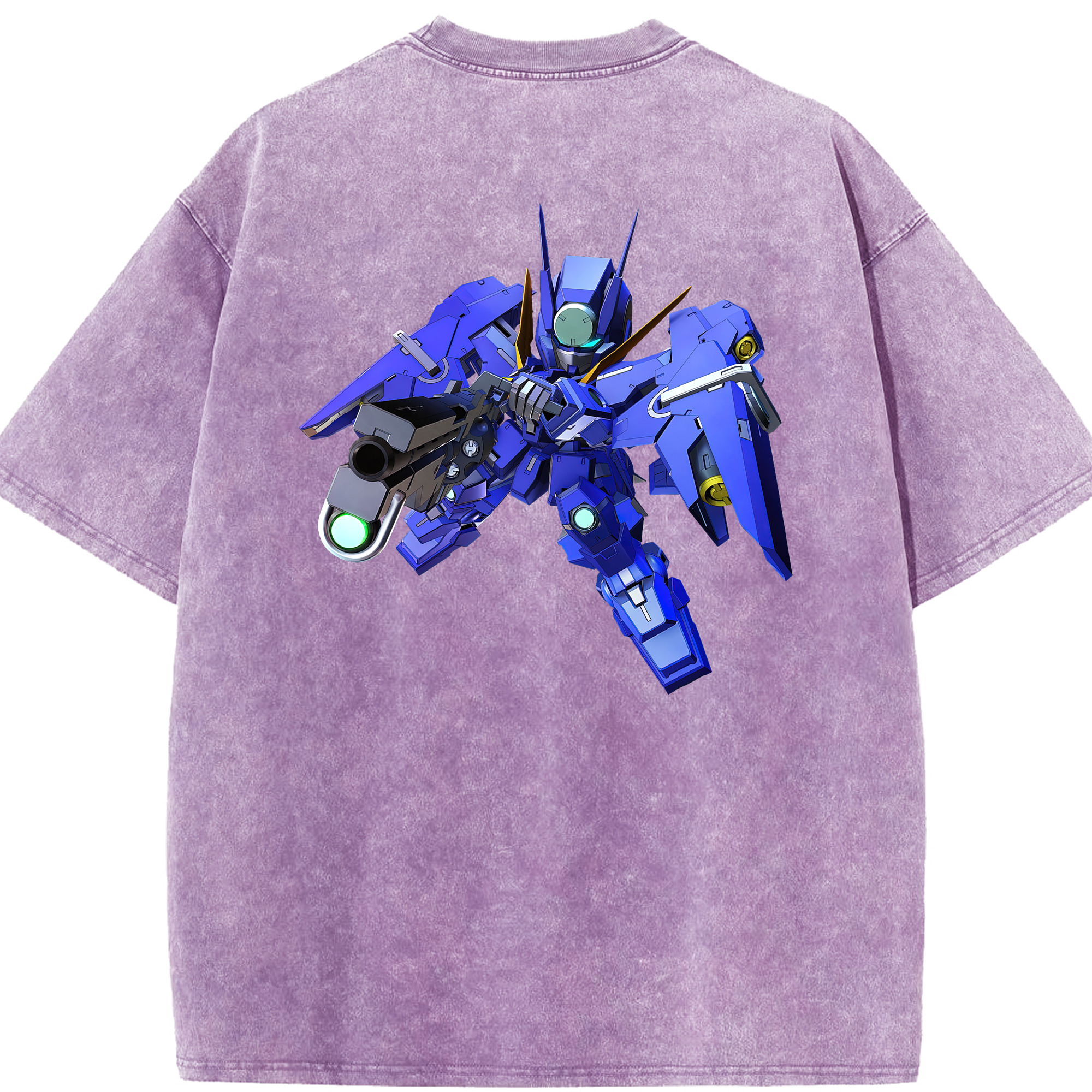 （画像用） 機動戦士ガンダム Mobile Suit Gundam 綿100% ヴィンテージ風 半袖Tシャツ（背面プリント）