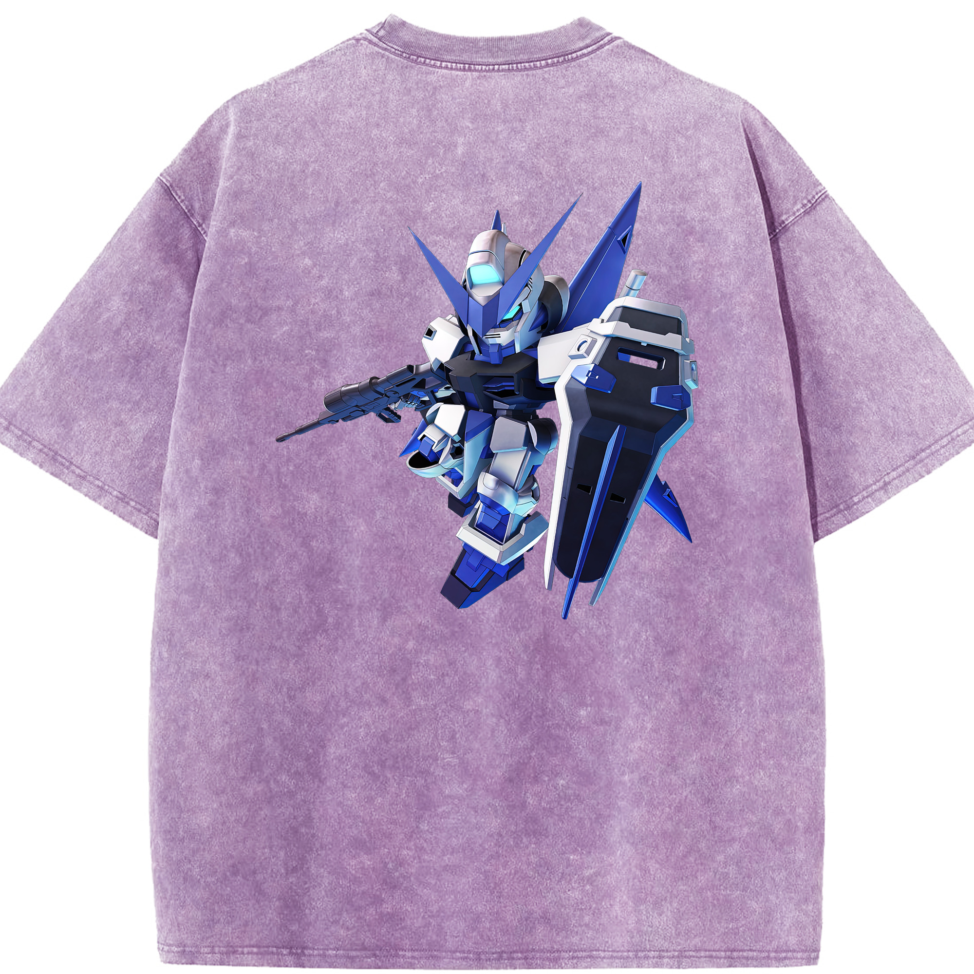 （画像用） 機動戦士ガンダム Mobile Suit Gundam 綿100% ヴィンテージ風 半袖Tシャツ（背面プリント）
