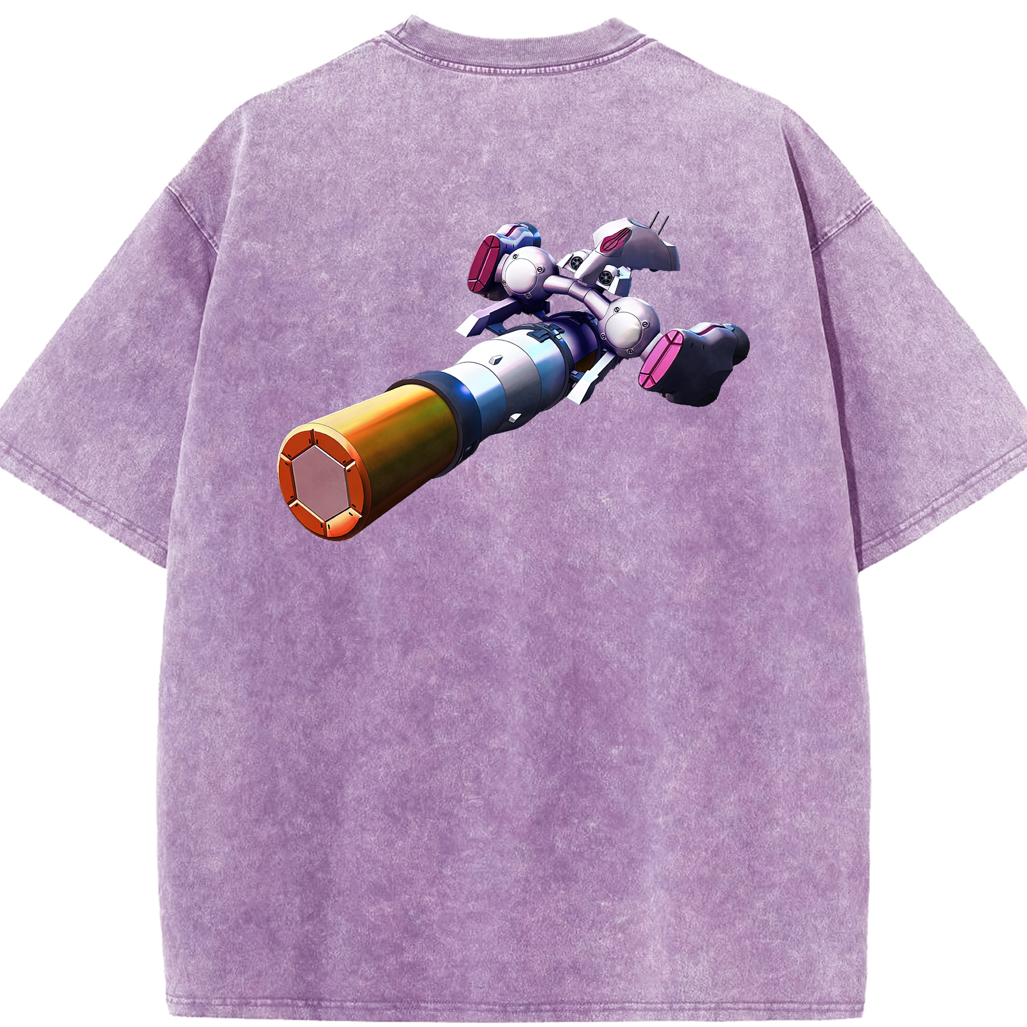 （画像用） 機動戦士ガンダム Mobile Suit Gundam 綿100% ヴィンテージ風 半袖Tシャツ（背面プリント）