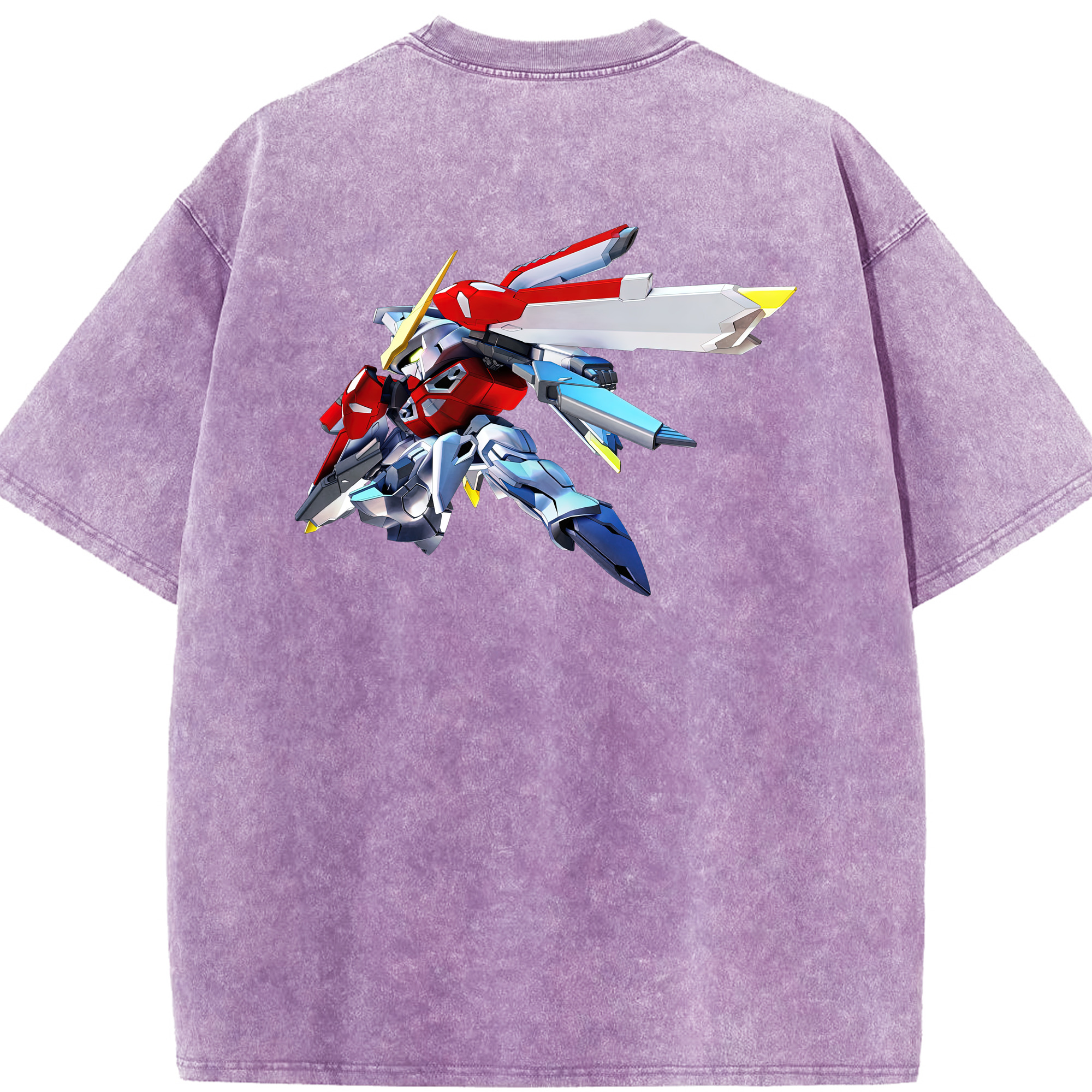 （画像用） 機動戦士ガンダム Mobile Suit Gundam 綿100% ヴィンテージ風 半袖Tシャツ（背面プリント）