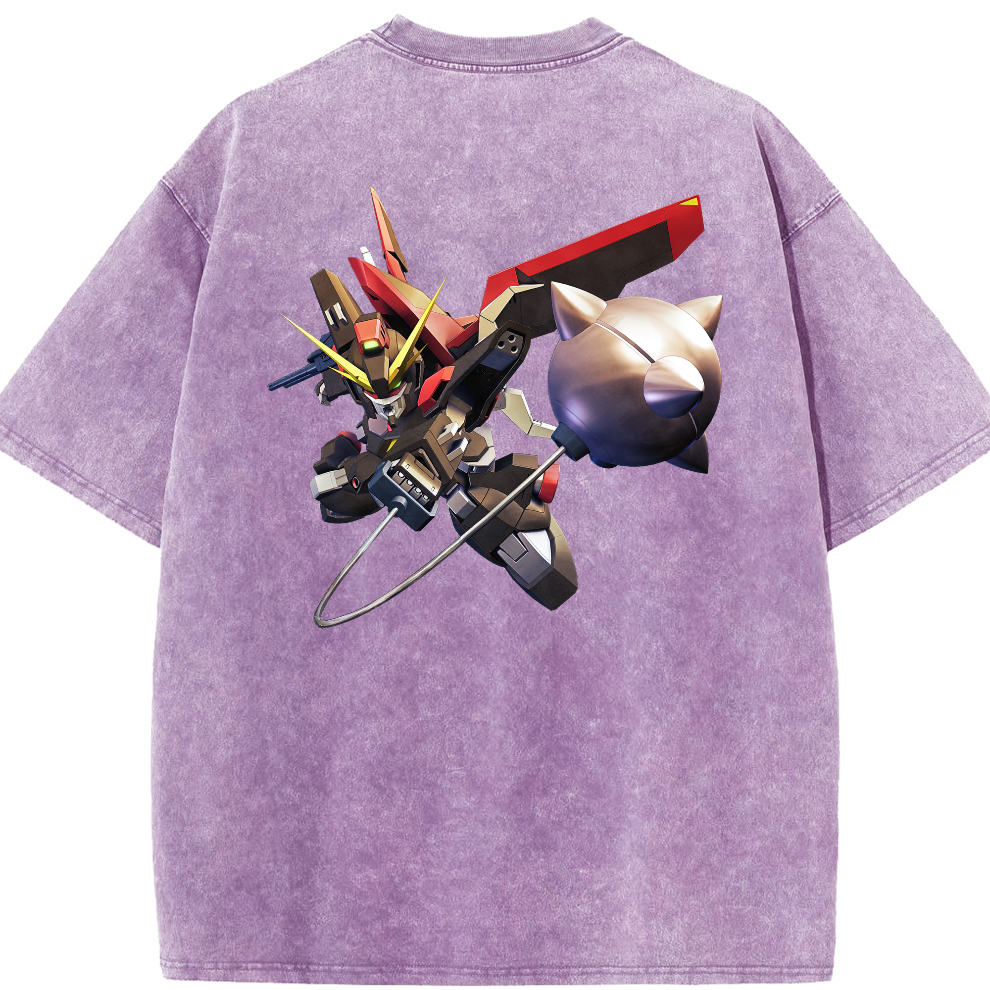 （画像用） 機動戦士ガンダム Mobile Suit Gundam 綿100% ヴィンテージ風 半袖Tシャツ（背面プリント）
