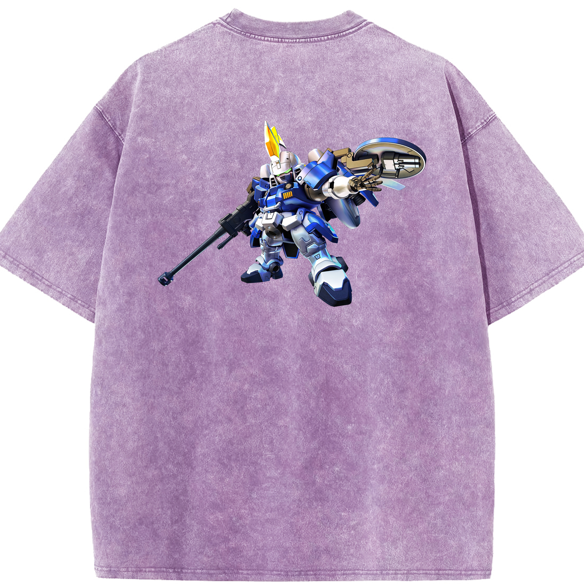 （画像用） 機動戦士ガンダム Mobile Suit Gundam 綿100% ヴィンテージ風 半袖Tシャツ（背面プリント）