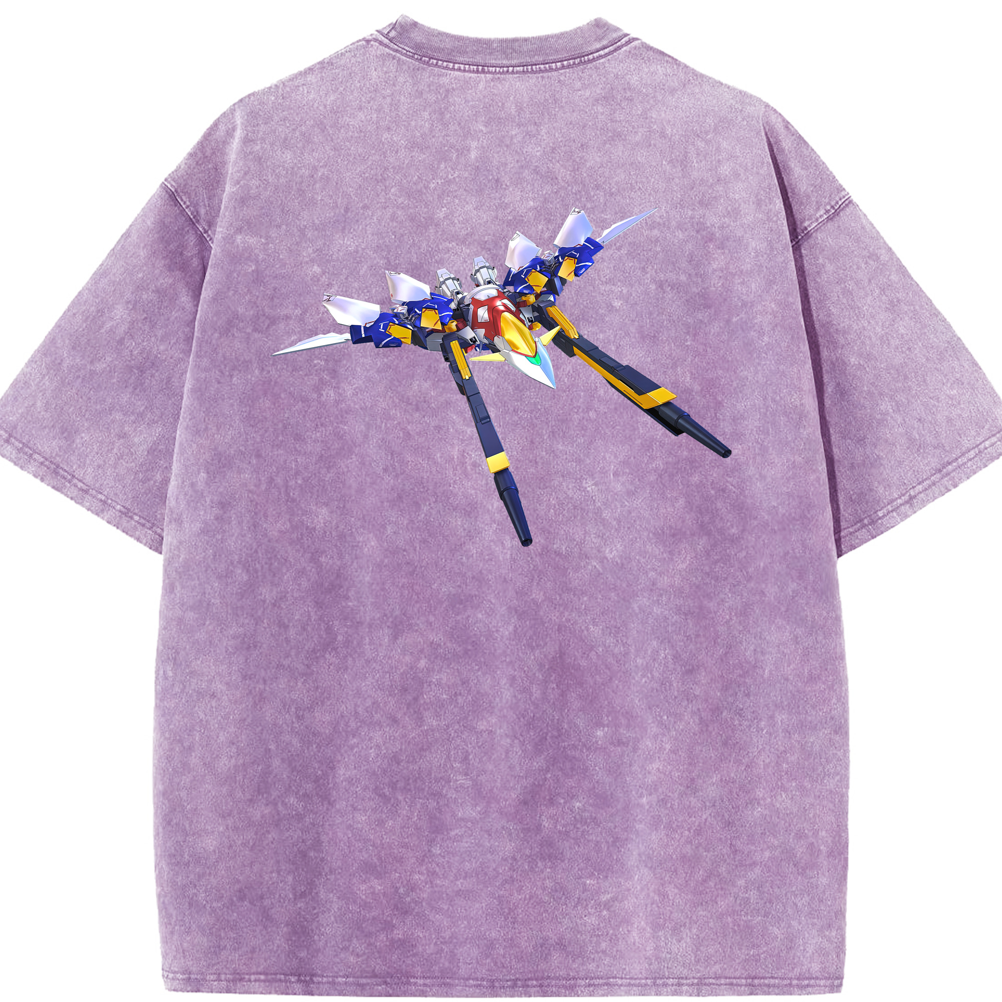 （画像用） 機動戦士ガンダム Mobile Suit Gundam 綿100% ヴィンテージ風 半袖Tシャツ（背面プリント）