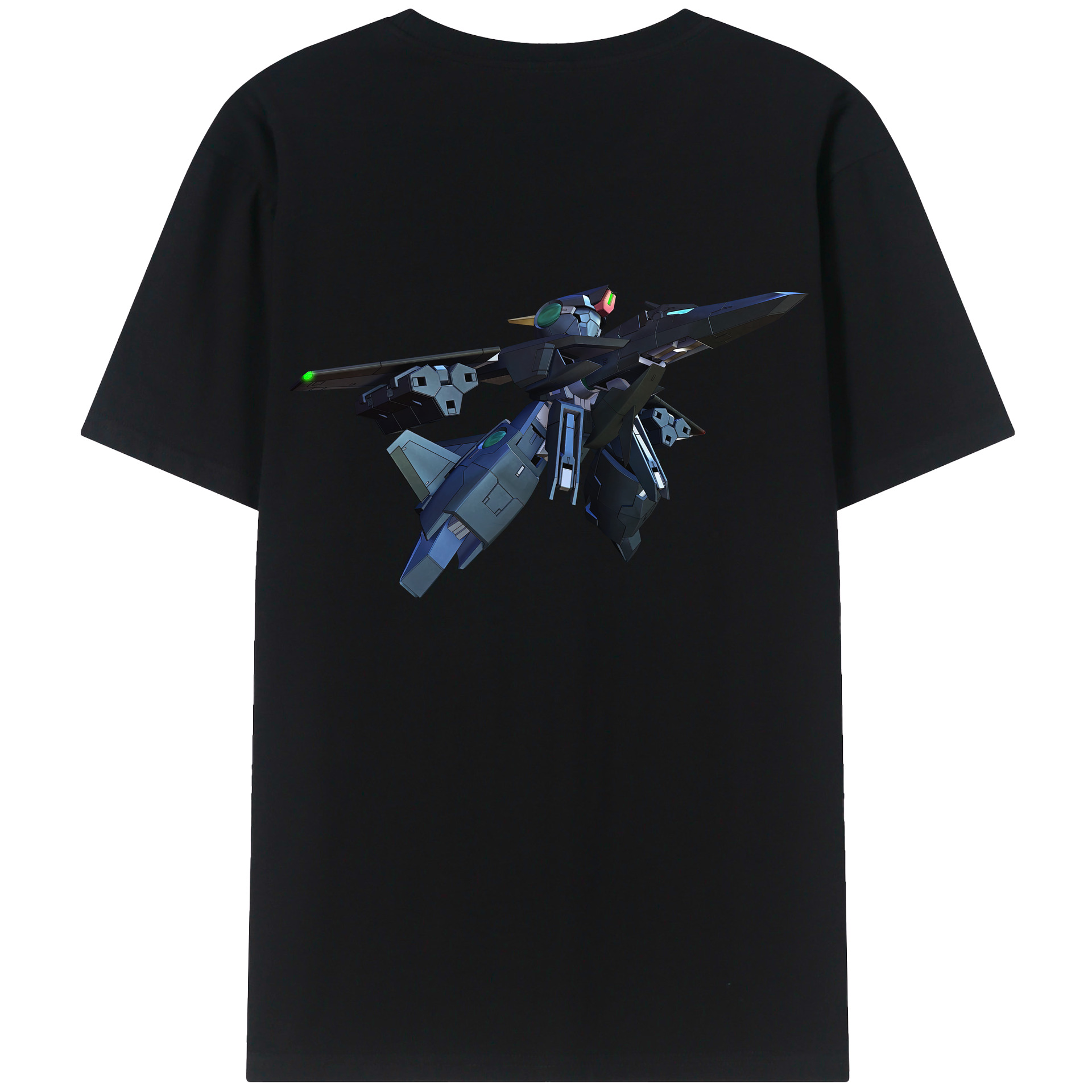 （画像用） 機動戦士ガンダム Mobile Suit Gundam 綿100％ メンズ半袖Tシャツ（バックプリント） 通気性