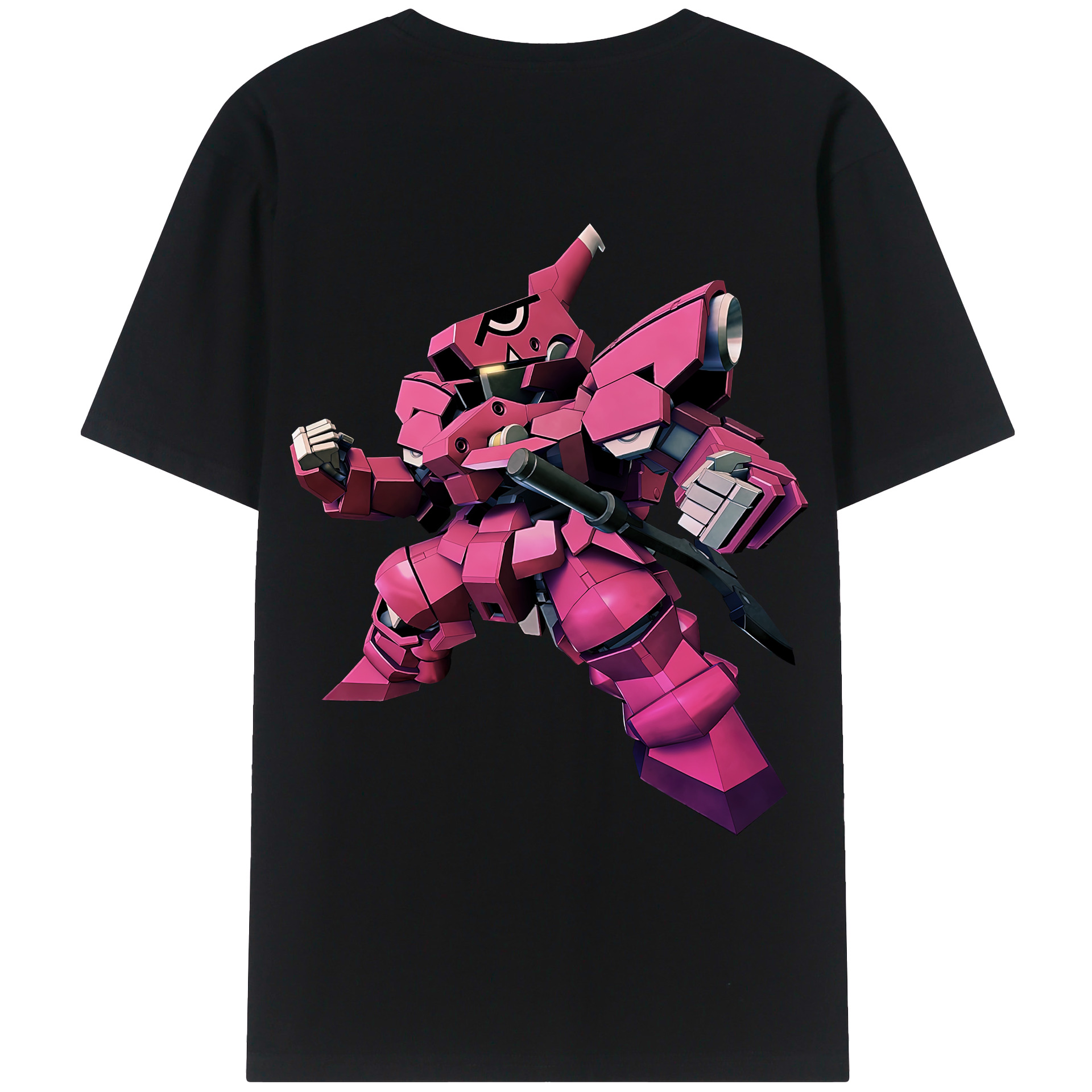 （画像用） 機動戦士ガンダム Mobile Suit Gundam 綿100％ メンズ半袖Tシャツ（バックプリント） 通気性