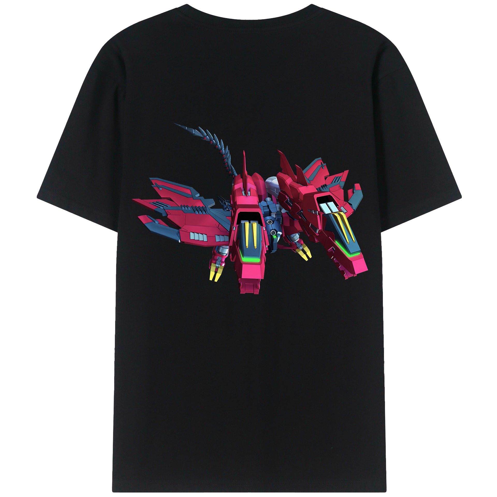 （画像用） 機動戦士ガンダム Mobile Suit Gundam 綿100％ メンズ半袖Tシャツ（バックプリント） 通気性