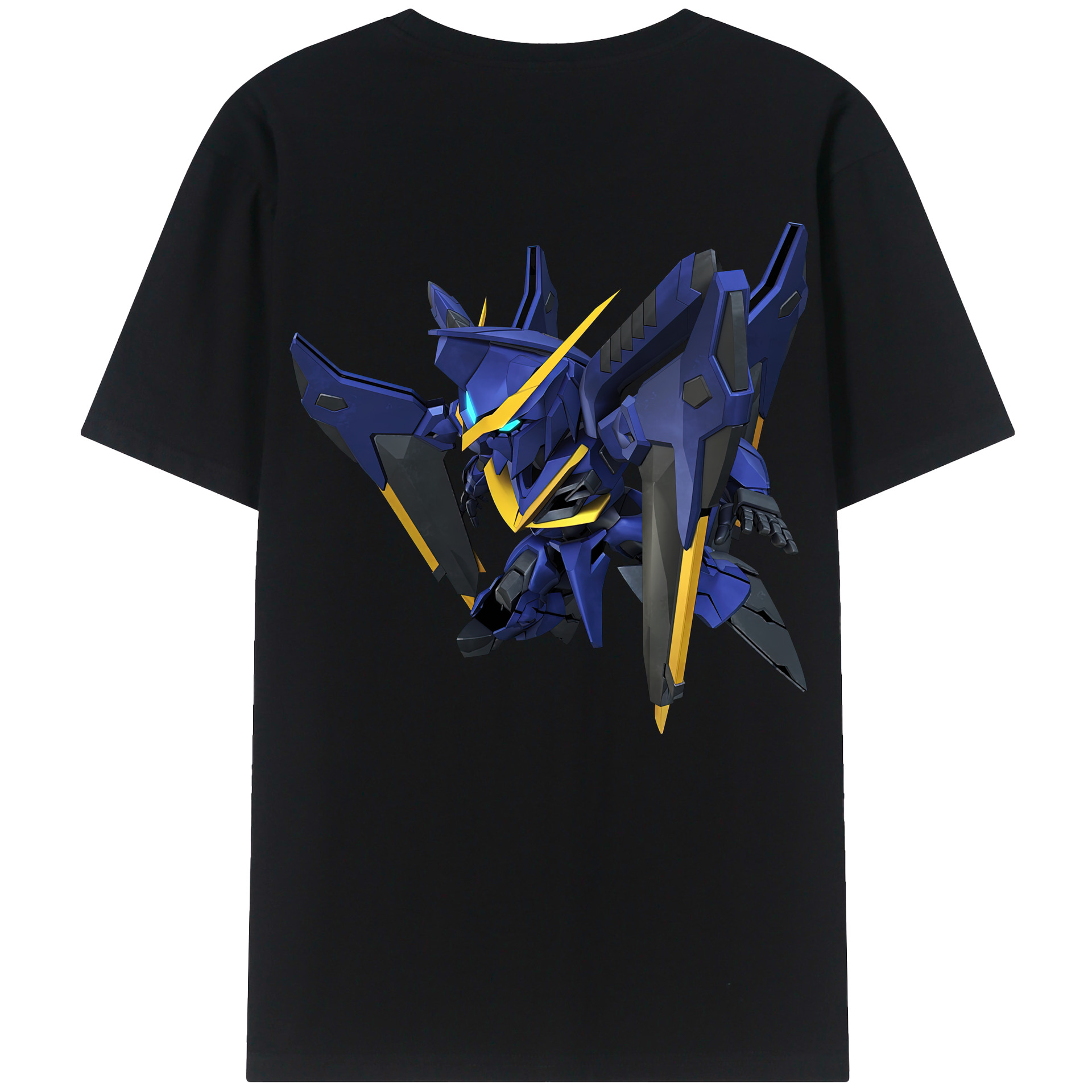 （画像用） 機動戦士ガンダム Mobile Suit Gundam 綿100％ メンズ半袖Tシャツ（バックプリント） 通気性