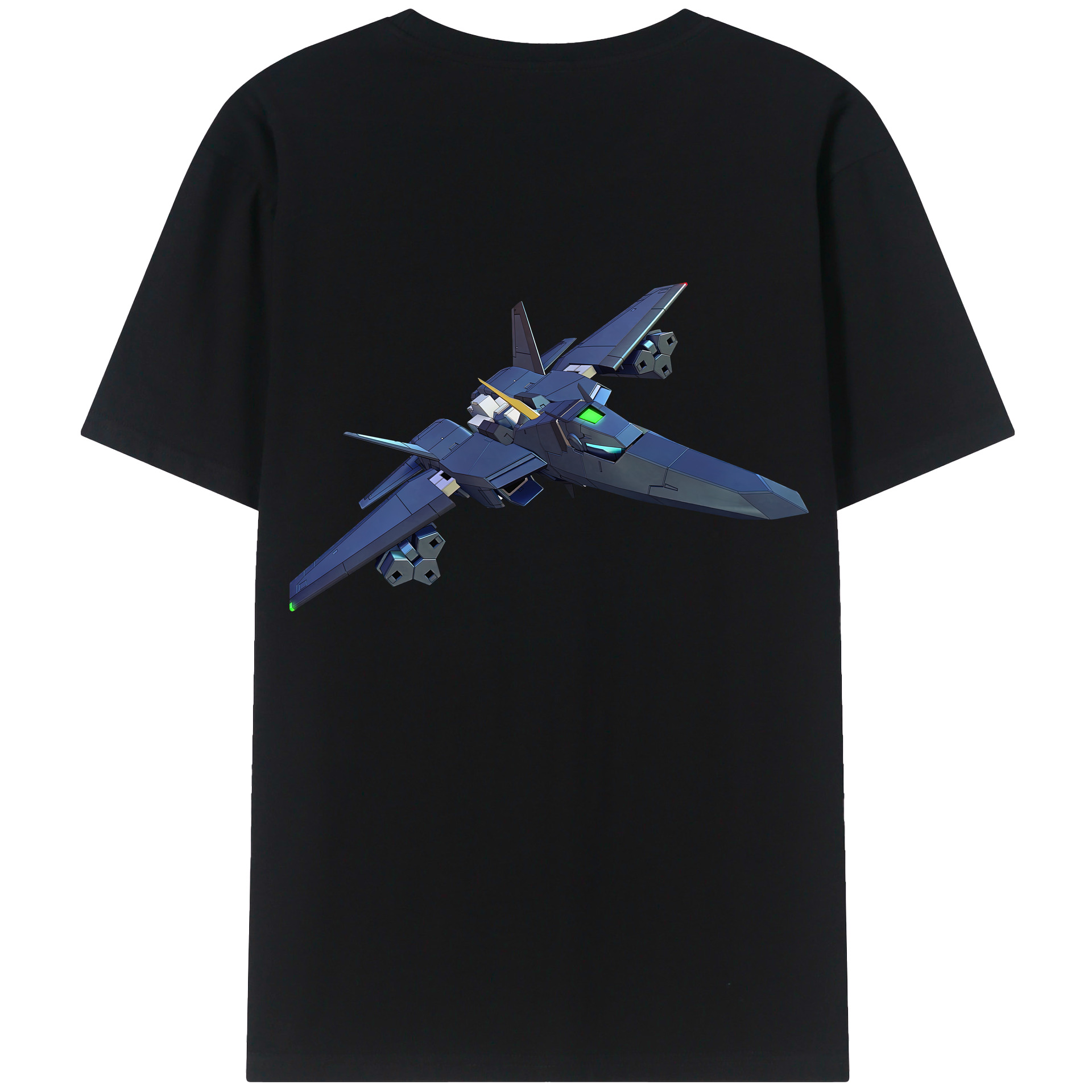 （画像用） 機動戦士ガンダム Mobile Suit Gundam 綿100％ メンズ半袖Tシャツ（バックプリント） 通気性