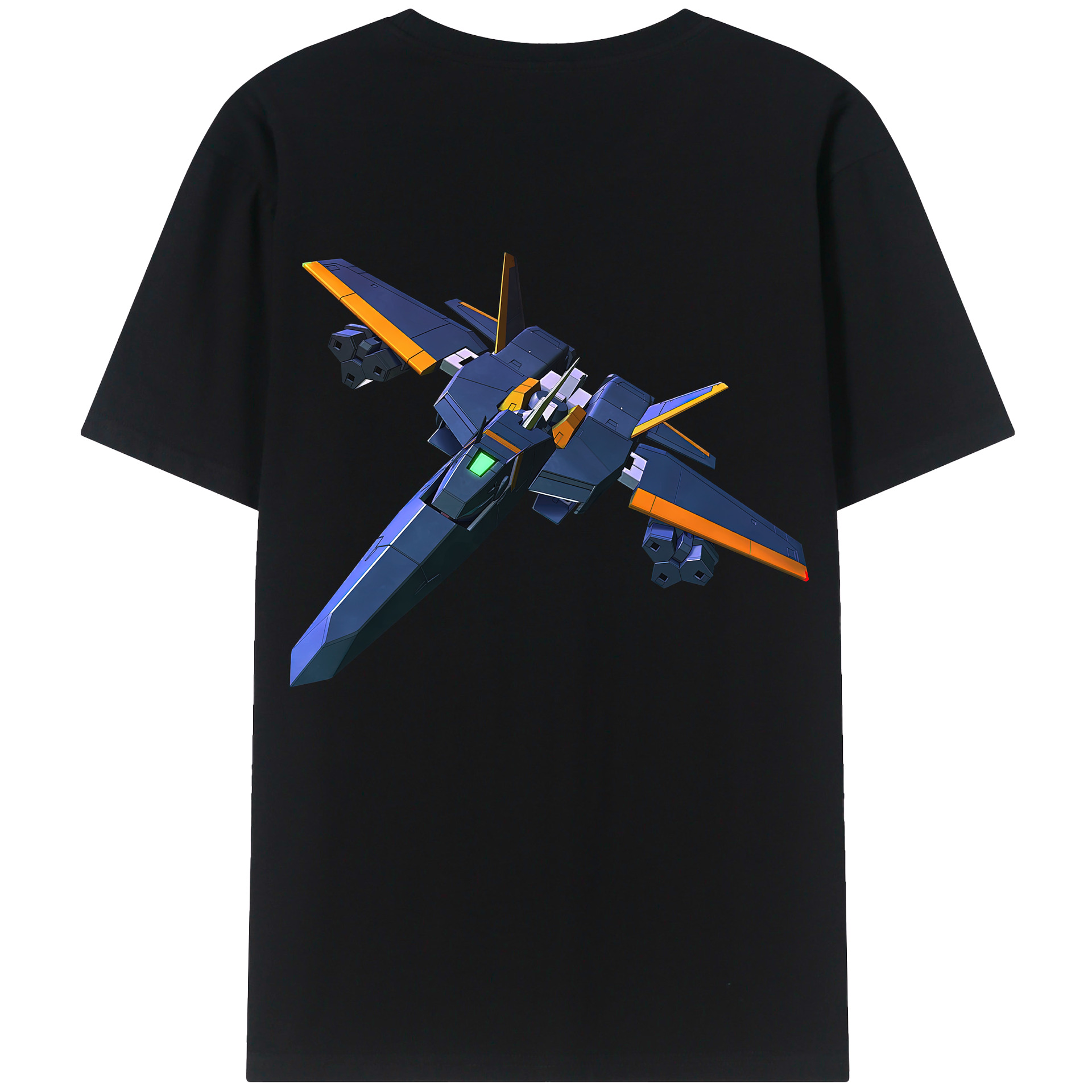 （画像用） 機動戦士ガンダム Mobile Suit Gundam 綿100％ メンズ半袖Tシャツ（バックプリント） 通気性