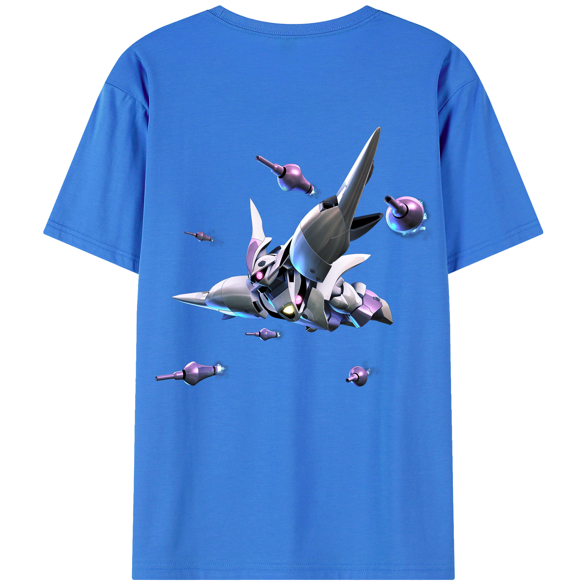 （画像用） 機動戦士ガンダム Mobile Suit Gundam 綿100％ メンズ半袖Tシャツ（バックプリント） 通気性