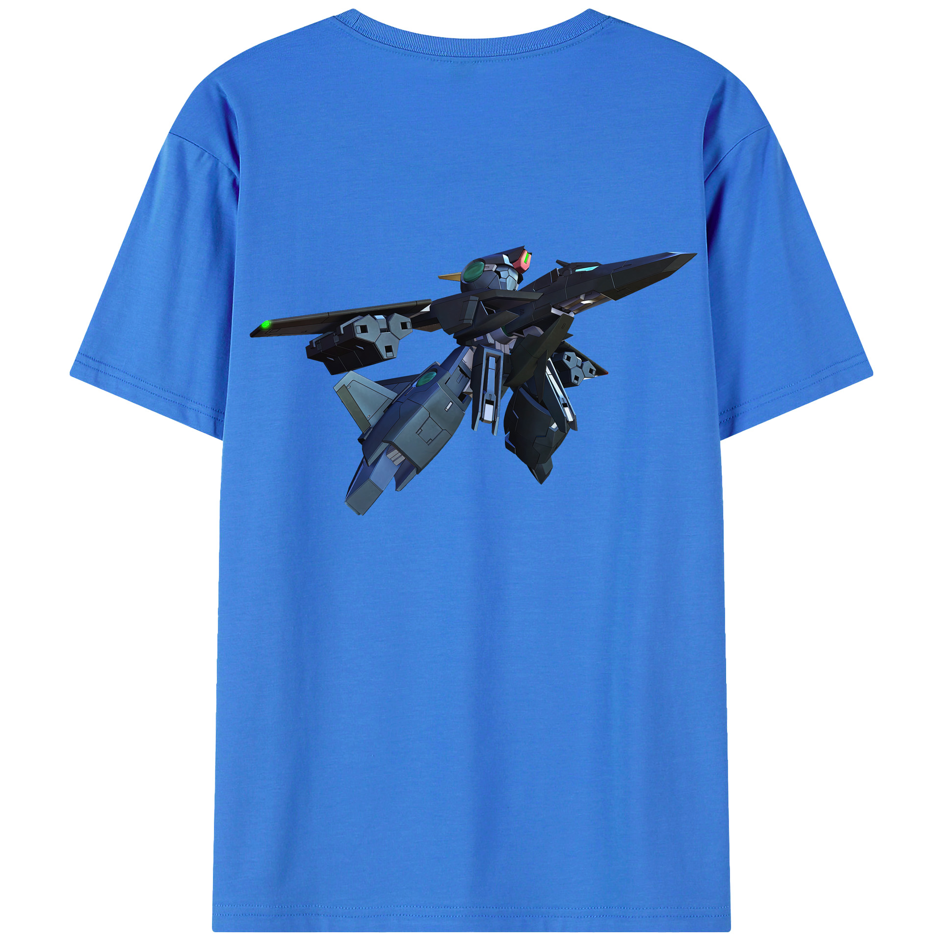 （画像用） 機動戦士ガンダム Mobile Suit Gundam 綿100％ メンズ半袖Tシャツ（バックプリント） 通気性