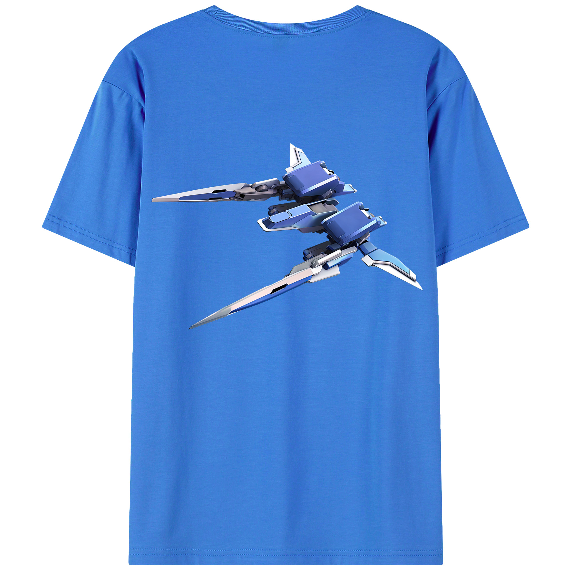 （画像用） 機動戦士ガンダム Mobile Suit Gundam 綿100％ メンズ半袖Tシャツ（バックプリント） 通気性
