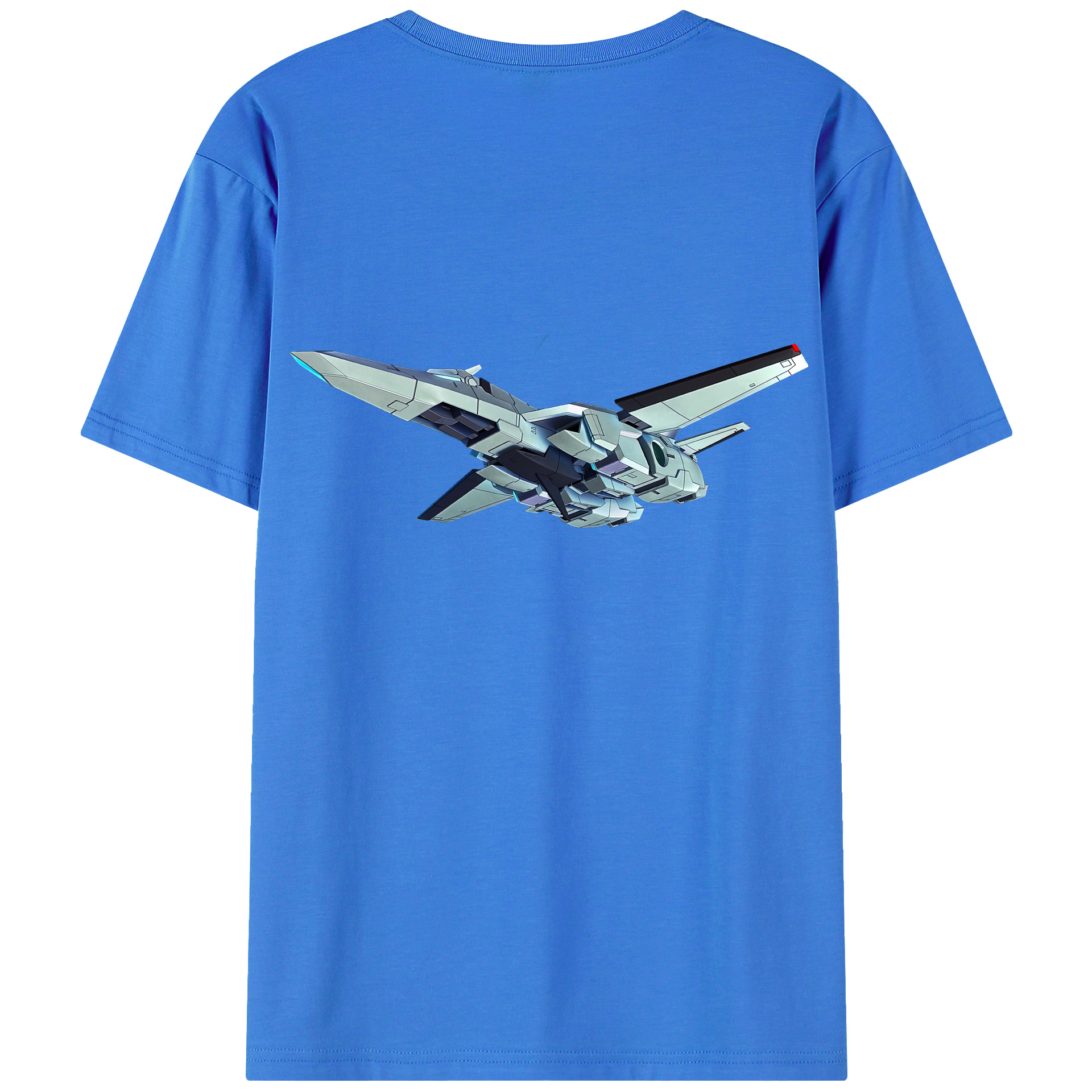 （画像用） 機動戦士ガンダム Mobile Suit Gundam 綿100％ メンズ半袖Tシャツ（バックプリント） 通気性