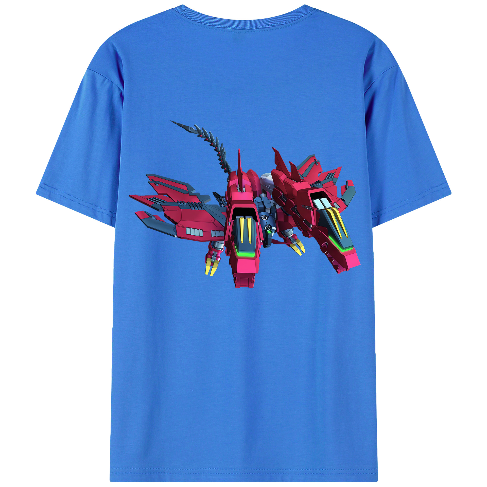（画像用） 機動戦士ガンダム Mobile Suit Gundam 綿100％ メンズ半袖Tシャツ（バックプリント） 通気性