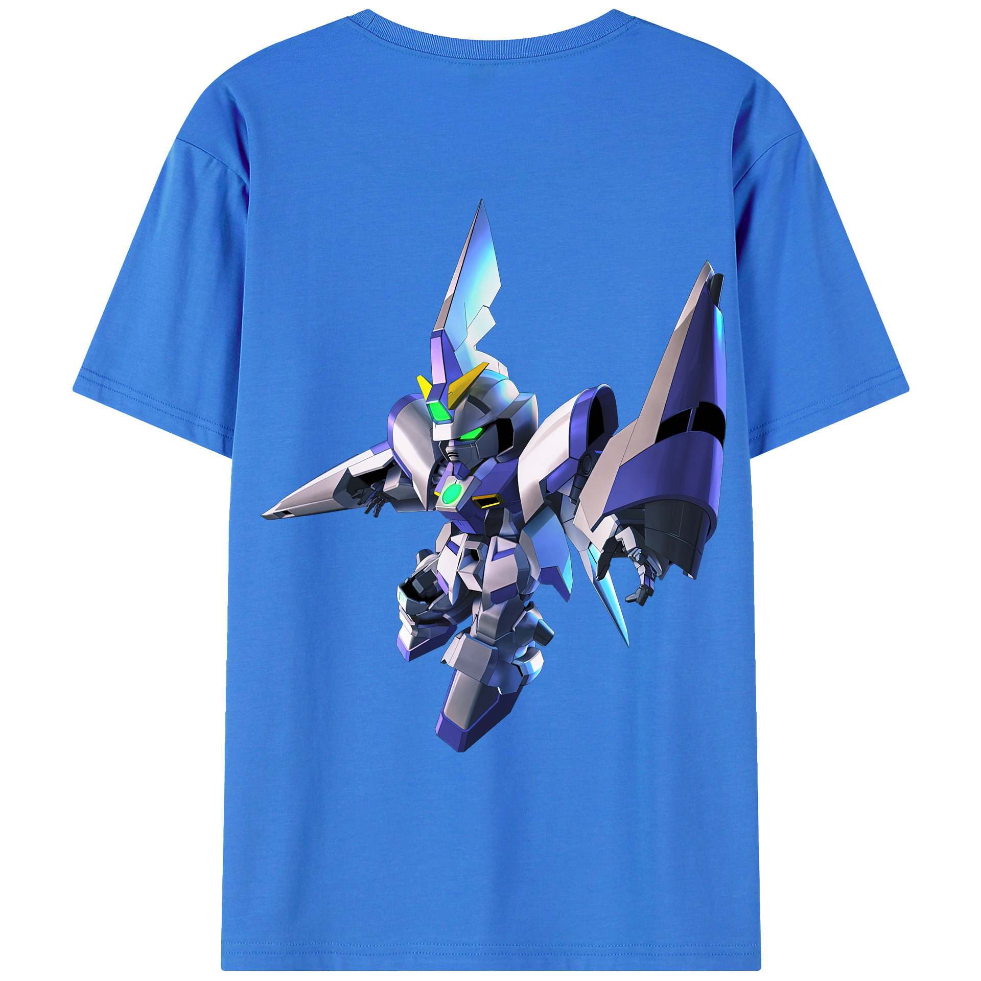 （画像用） 機動戦士ガンダム Mobile Suit Gundam 綿100％ メンズ半袖Tシャツ（バックプリント） 通気性