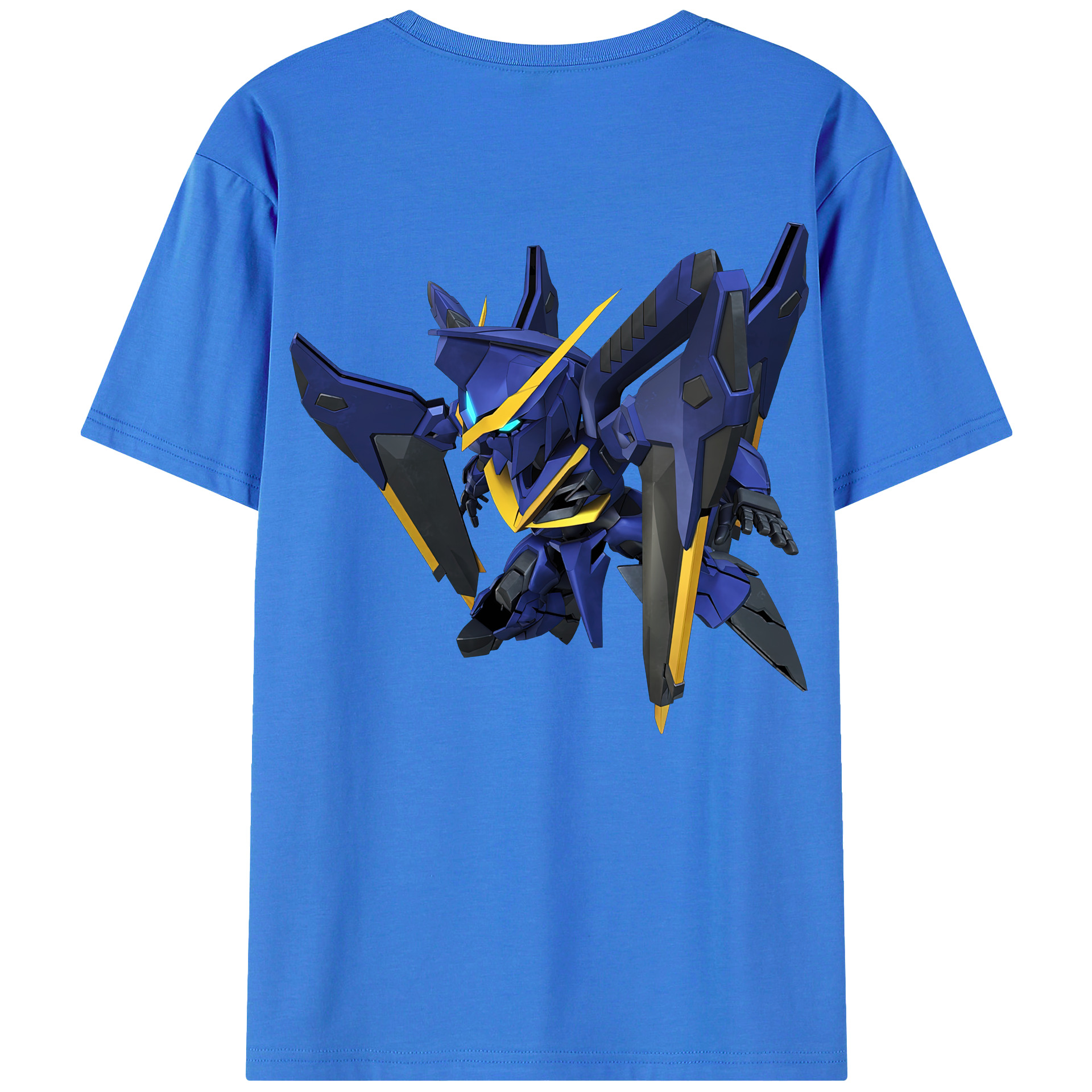 （画像用） 機動戦士ガンダム Mobile Suit Gundam 綿100％ メンズ半袖Tシャツ（バックプリント） 通気性