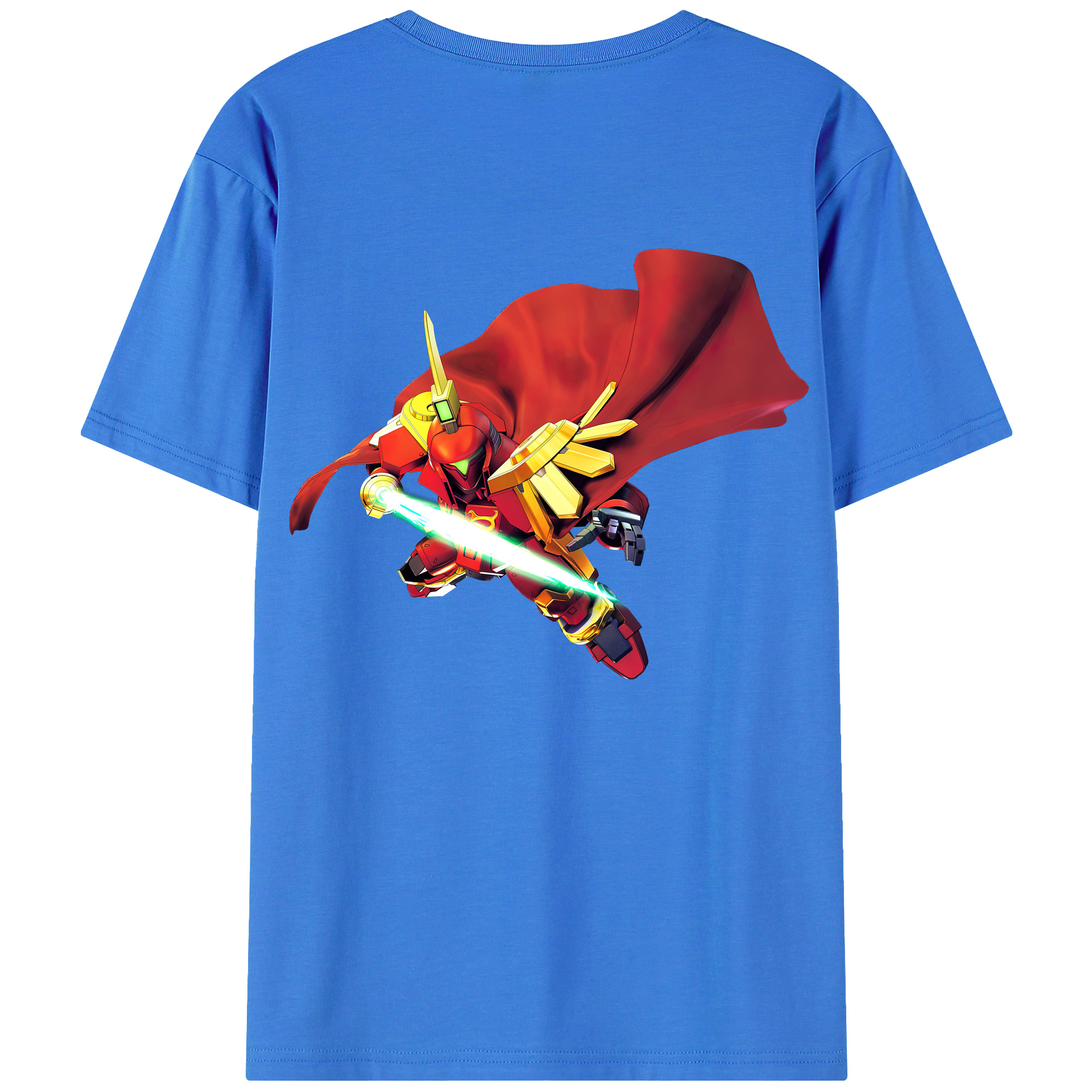（画像用） 機動戦士ガンダム Mobile Suit Gundam 綿100％ メンズ半袖Tシャツ（バックプリント） 通気性