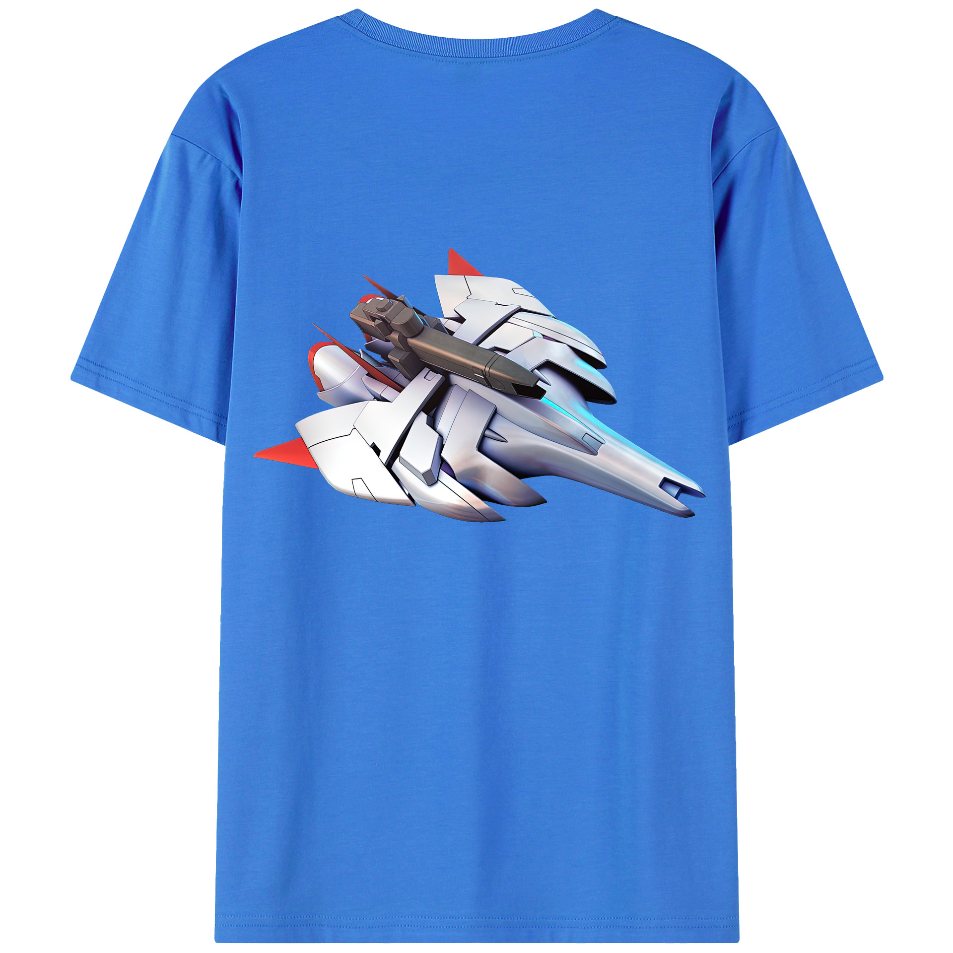 （画像用） 機動戦士ガンダム Mobile Suit Gundam 綿100％ メンズ半袖Tシャツ（バックプリント） 通気性