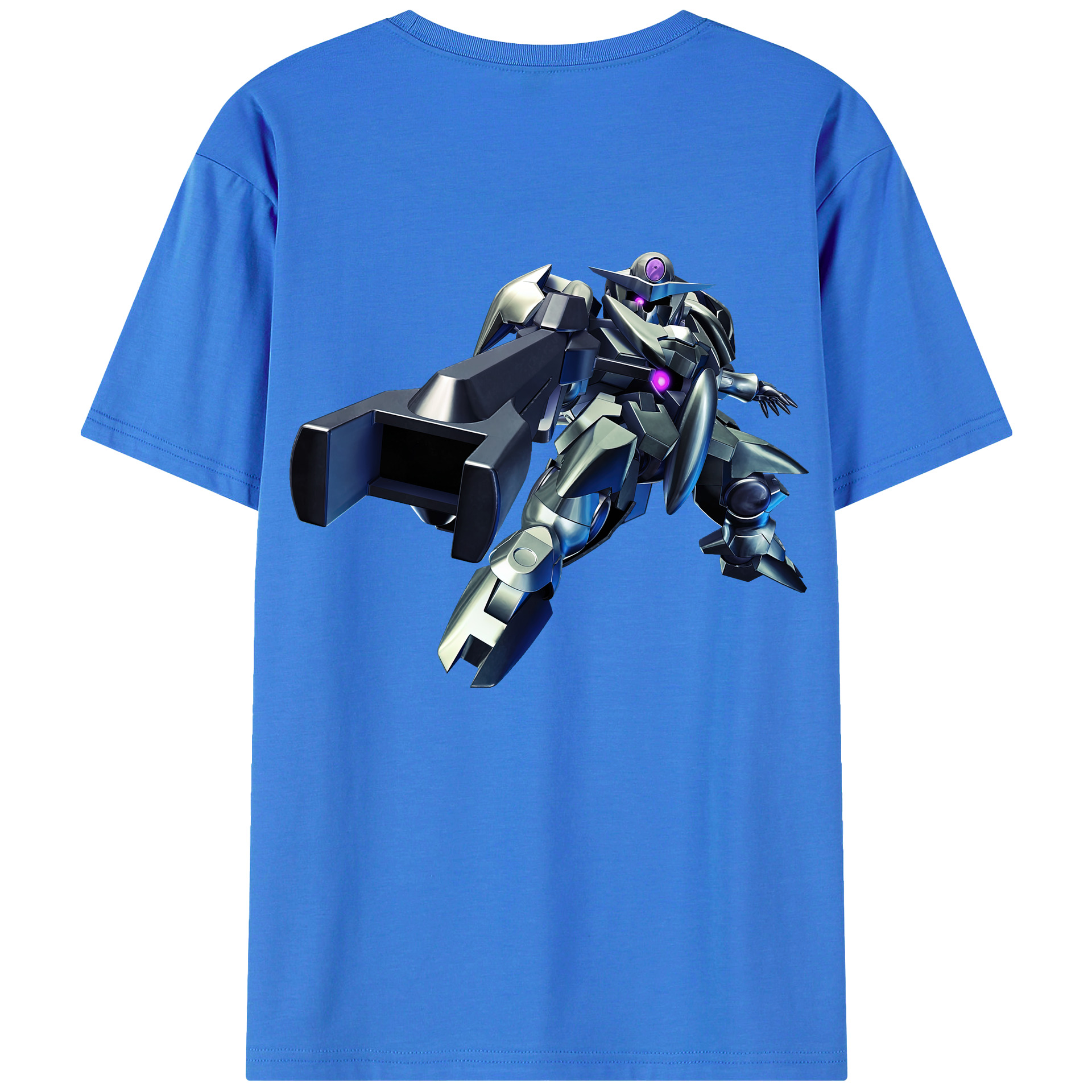 （画像用） 機動戦士ガンダム Mobile Suit Gundam 綿100％ メンズ半袖Tシャツ（バックプリント） 通気性