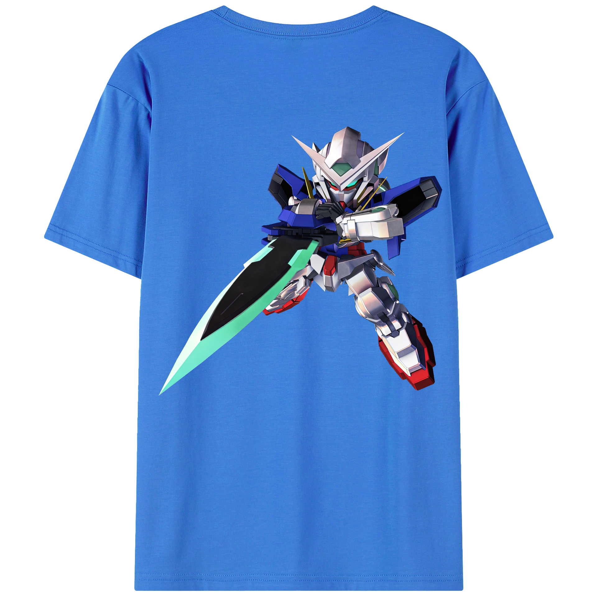 （画像用） 機動戦士ガンダム Mobile Suit Gundam 綿100％ メンズ半袖Tシャツ（バックプリント） 通気性