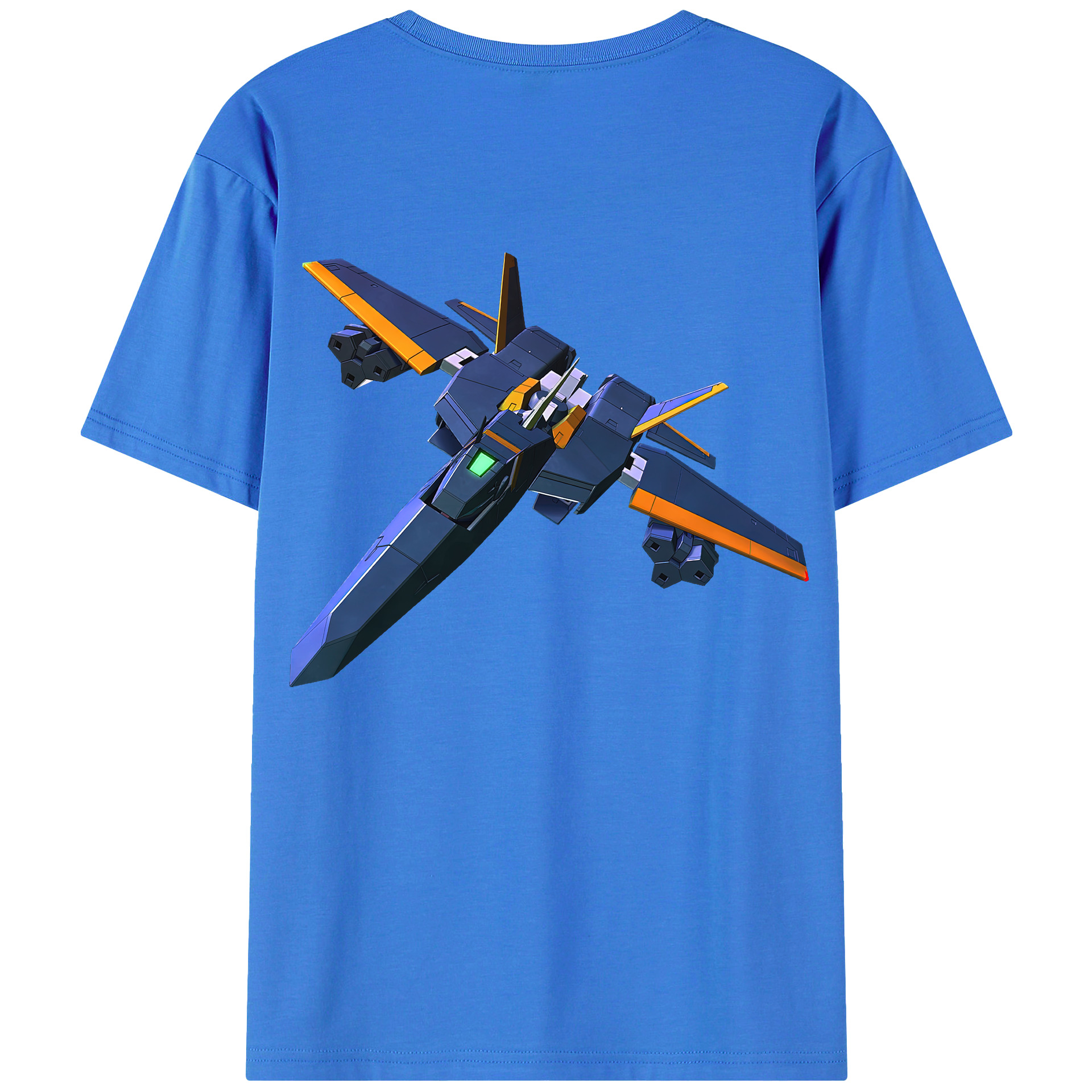 （画像用） 機動戦士ガンダム Mobile Suit Gundam 綿100％ メンズ半袖Tシャツ（バックプリント） 通気性