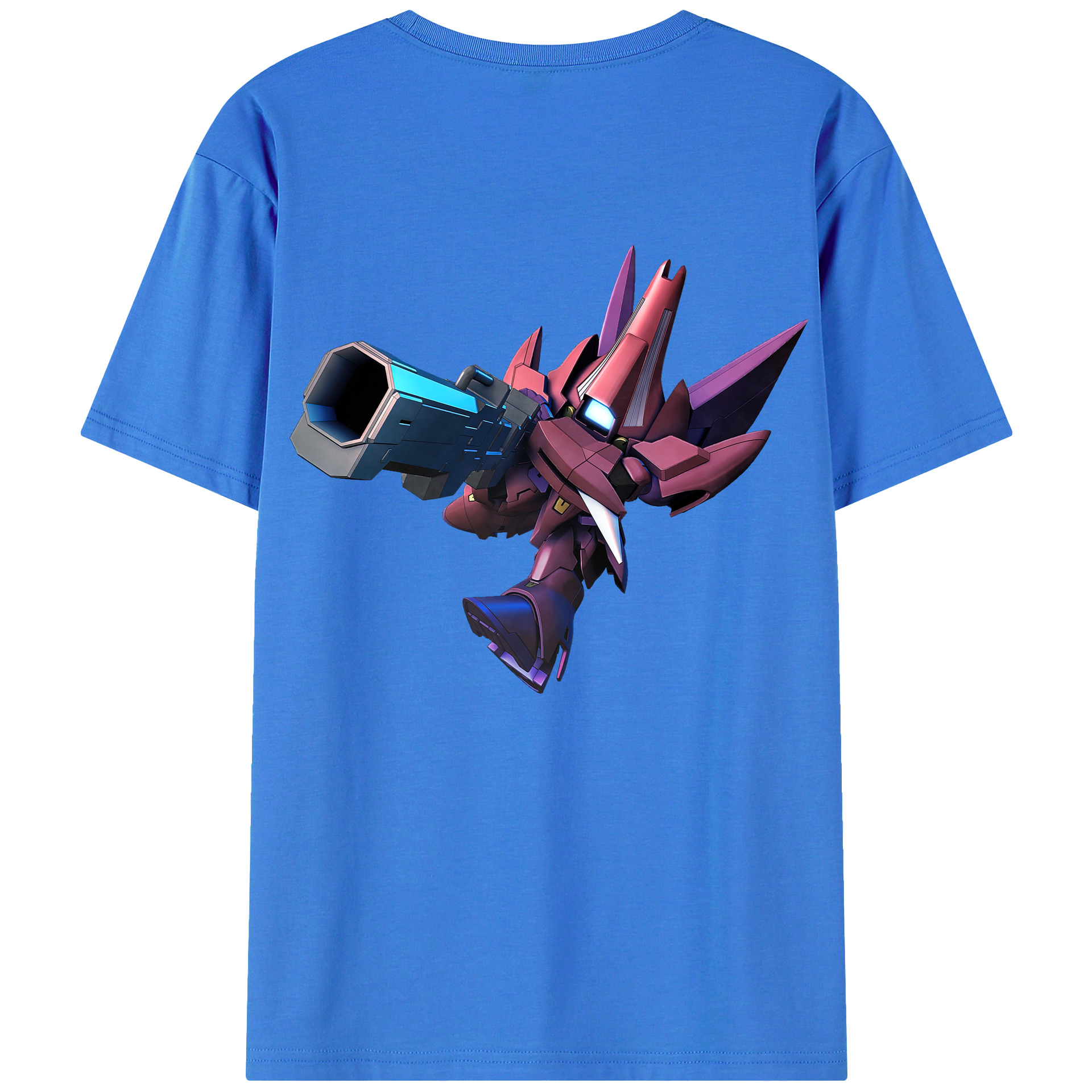 （画像用） 機動戦士ガンダム Mobile Suit Gundam 綿100％ メンズ半袖Tシャツ（バックプリント） 通気性