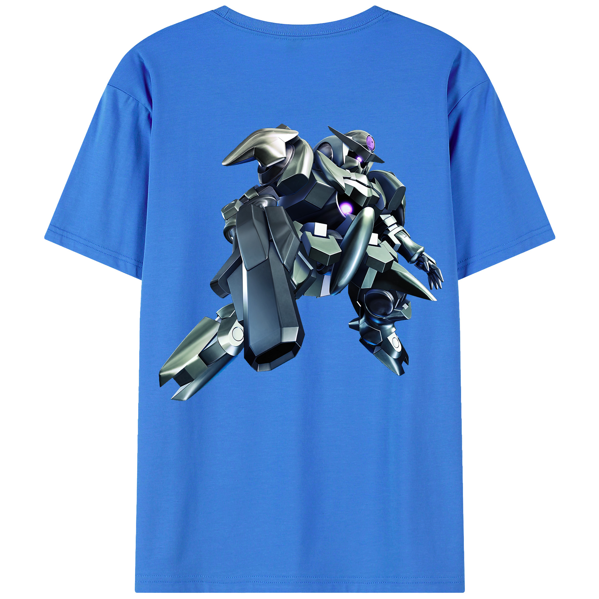 （画像用） 機動戦士ガンダム Mobile Suit Gundam 綿100％ メンズ半袖Tシャツ（バックプリント） 通気性
