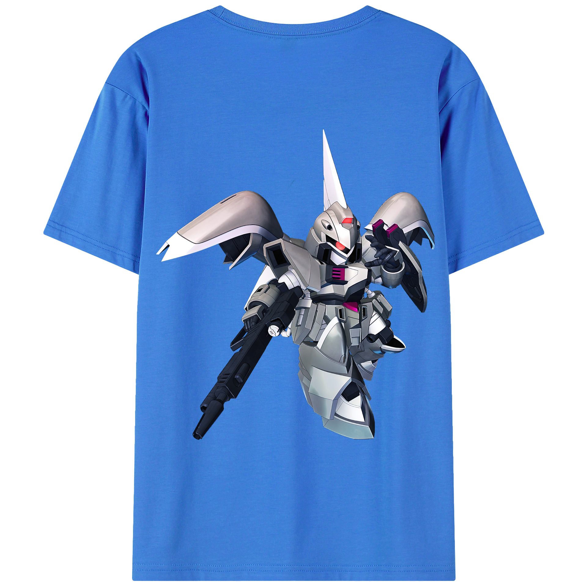 （画像用） 機動戦士ガンダム Mobile Suit Gundam 綿100％ メンズ半袖Tシャツ（バックプリント） 通気性