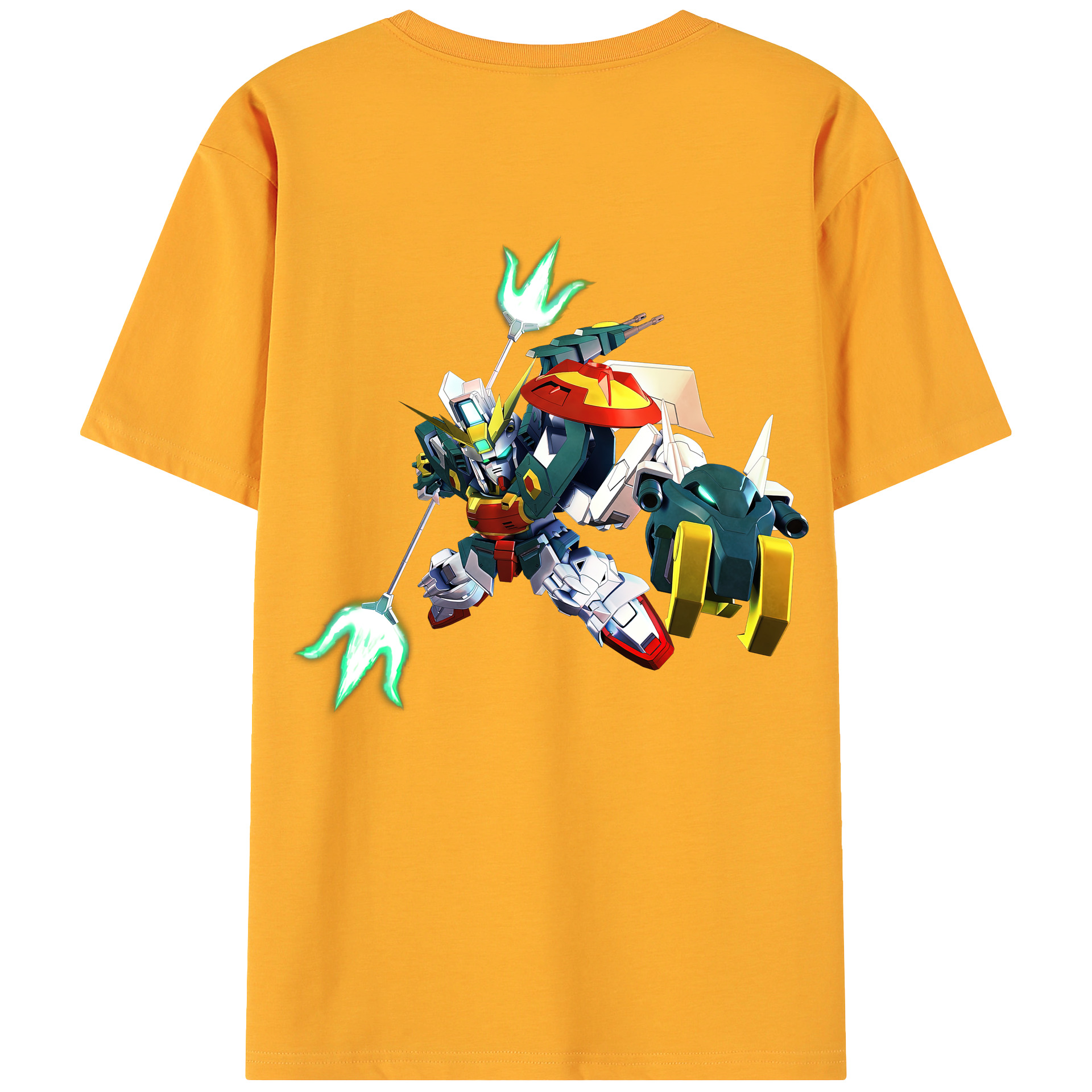（画像用） 機動戦士ガンダム Mobile Suit Gundam 綿100％ メンズ半袖Tシャツ（バックプリント） 通気性