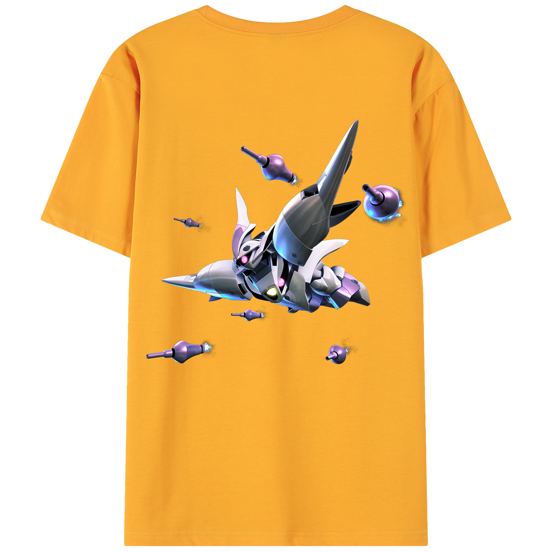 （画像用） 機動戦士ガンダム Mobile Suit Gundam 綿100％ メンズ半袖Tシャツ（バックプリント） 通気性