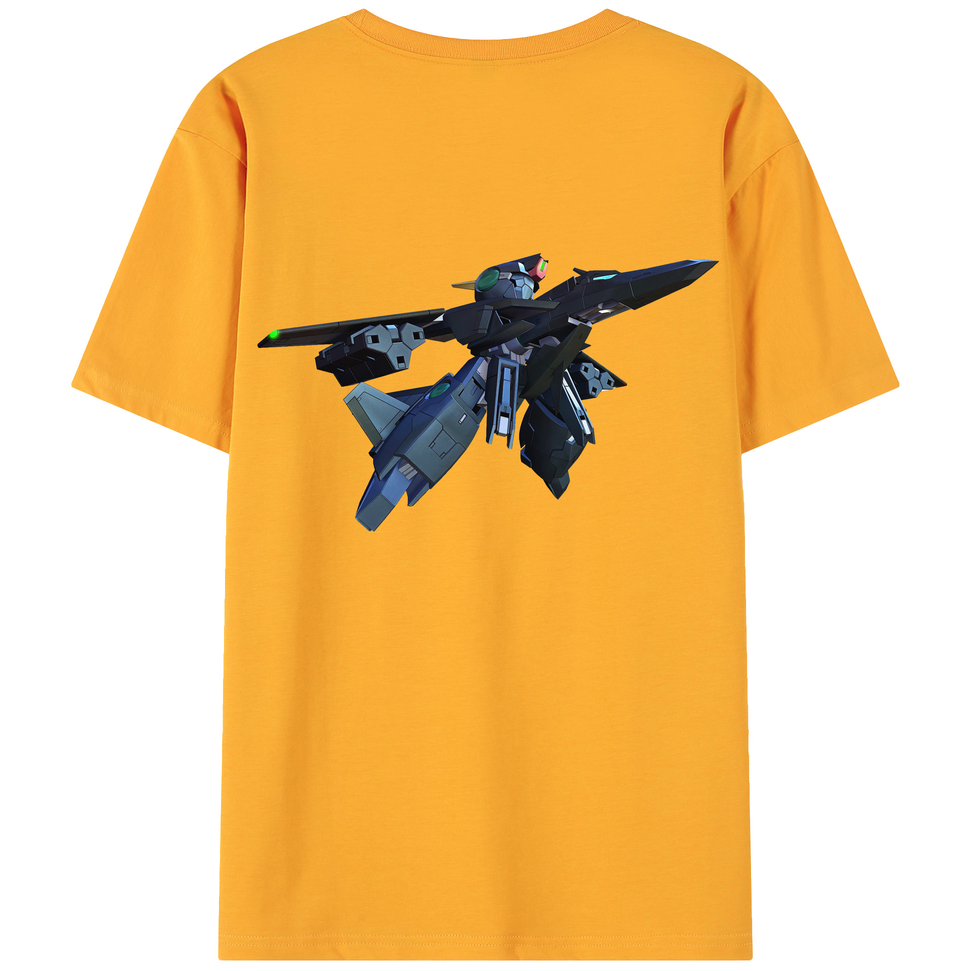 （画像用） 機動戦士ガンダム Mobile Suit Gundam 綿100％ メンズ半袖Tシャツ（バックプリント） 通気性
