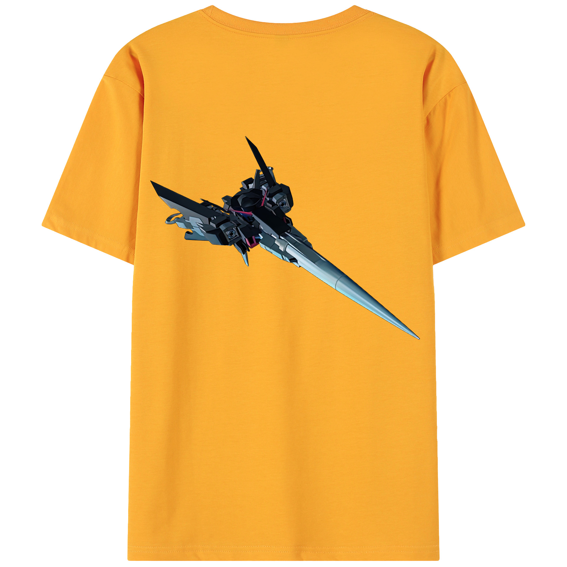 （画像用） 機動戦士ガンダム Mobile Suit Gundam 綿100％ メンズ半袖Tシャツ（バックプリント） 通気性