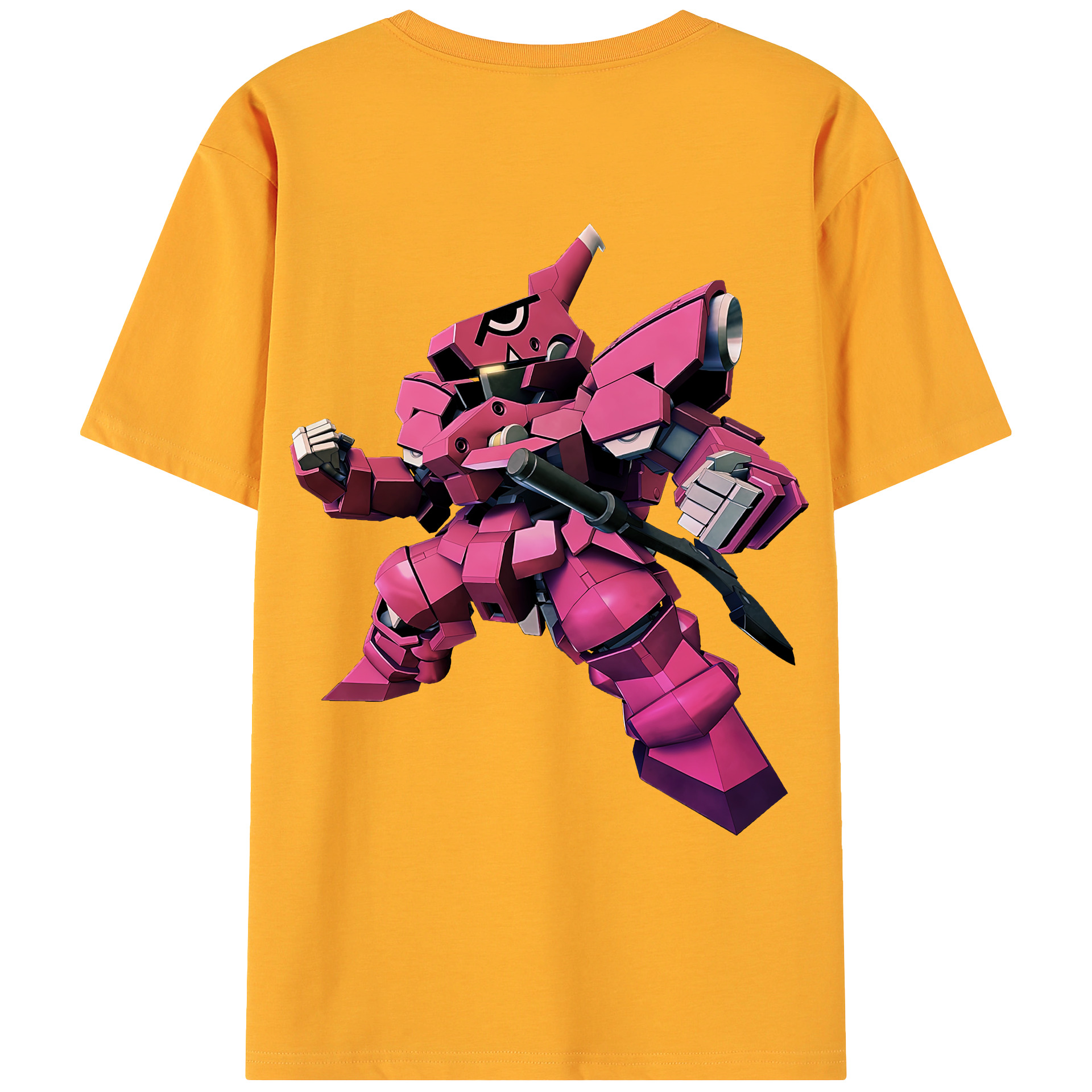 （画像用） 機動戦士ガンダム Mobile Suit Gundam 綿100％ メンズ半袖Tシャツ（バックプリント） 通気性