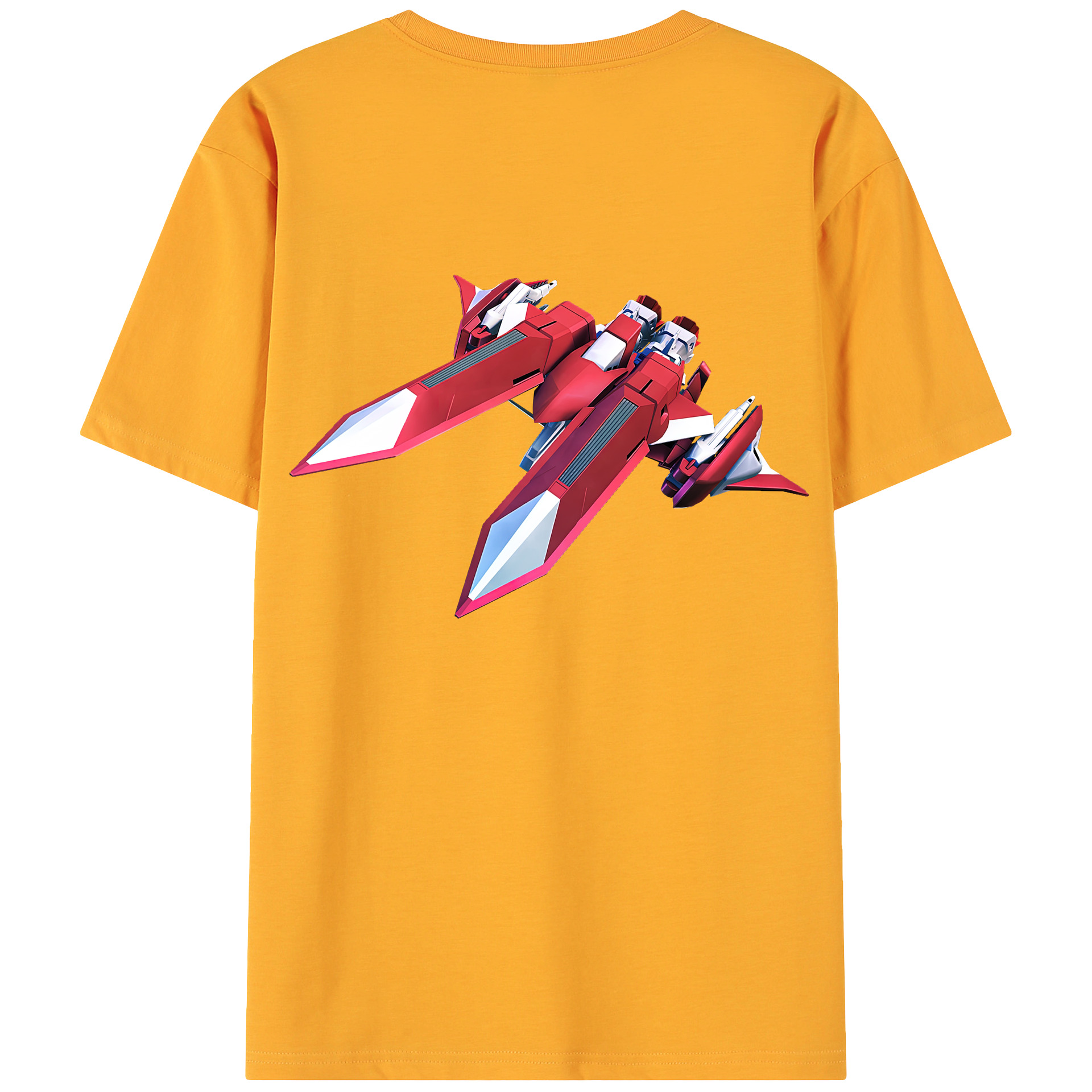 （画像用） 機動戦士ガンダム Mobile Suit Gundam 綿100％ メンズ半袖Tシャツ（バックプリント） 通気性