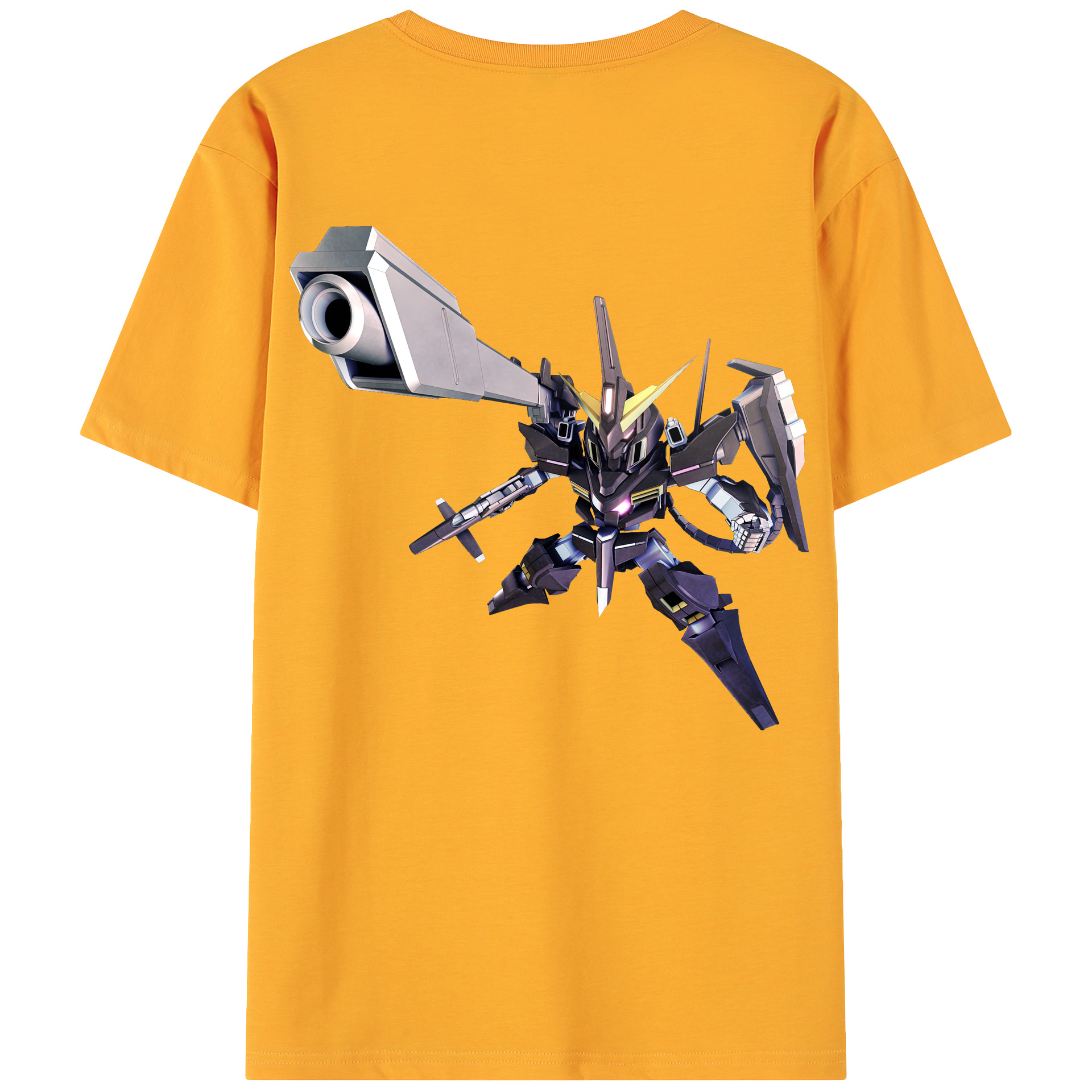 （画像用） 機動戦士ガンダム Mobile Suit Gundam 綿100％ メンズ半袖Tシャツ（バックプリント） 通気性