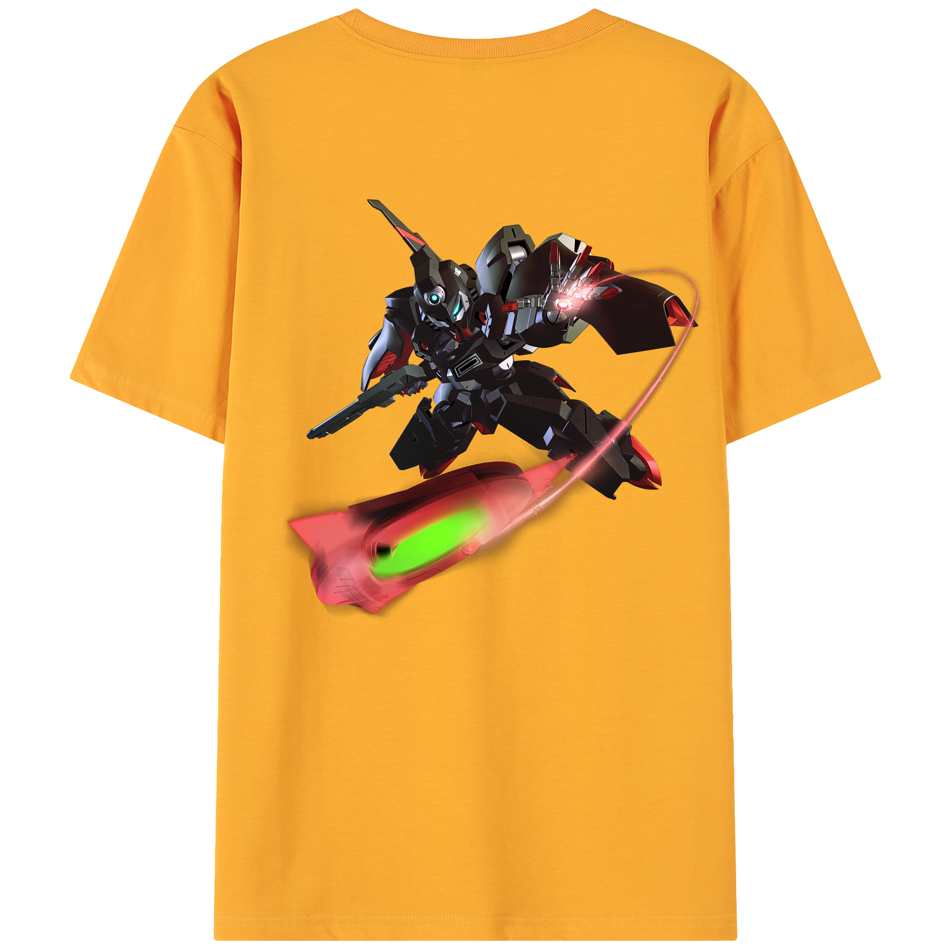 （画像用） 機動戦士ガンダム Mobile Suit Gundam 綿100％ メンズ半袖Tシャツ（バックプリント） 通気性