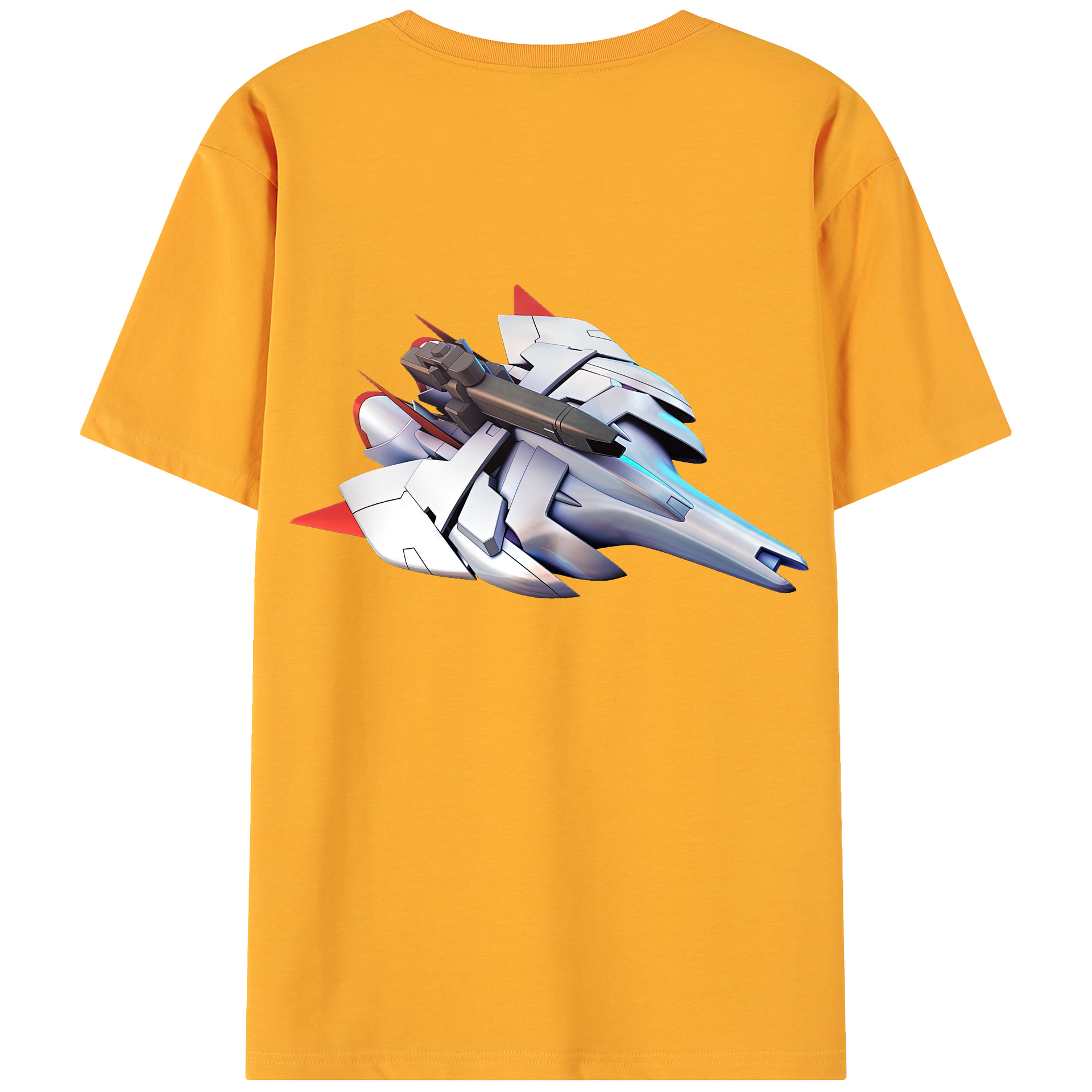 （画像用） 機動戦士ガンダム Mobile Suit Gundam 綿100％ メンズ半袖Tシャツ（バックプリント） 通気性