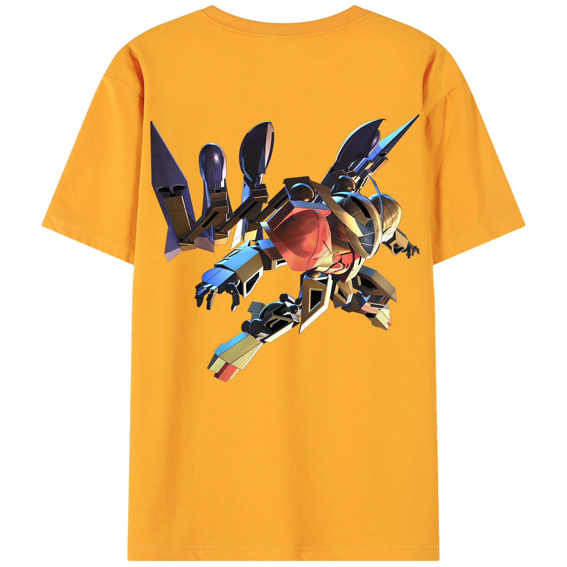 （画像用） 機動戦士ガンダム Mobile Suit Gundam 綿100％ メンズ半袖Tシャツ（バックプリント） 通気性