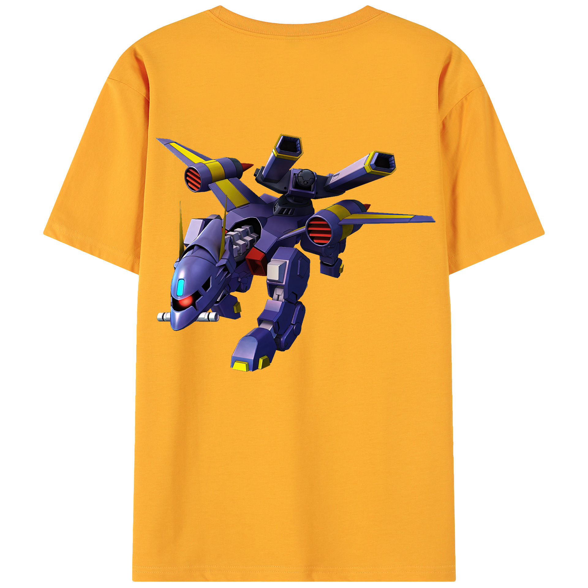 （画像用） 機動戦士ガンダム Mobile Suit Gundam 綿100％ メンズ半袖Tシャツ（バックプリント） 通気性