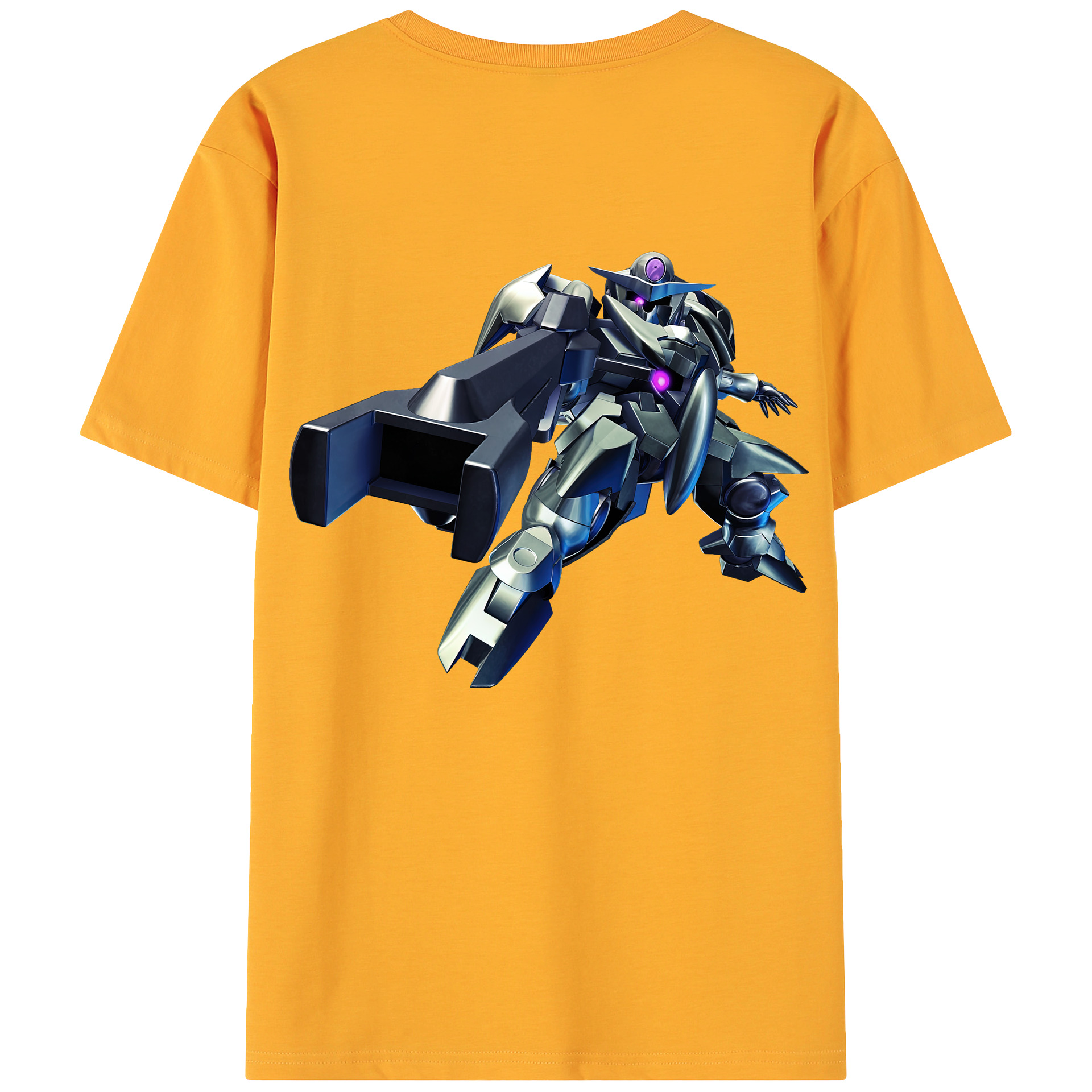 （画像用） 機動戦士ガンダム Mobile Suit Gundam 綿100％ メンズ半袖Tシャツ（バックプリント） 通気性