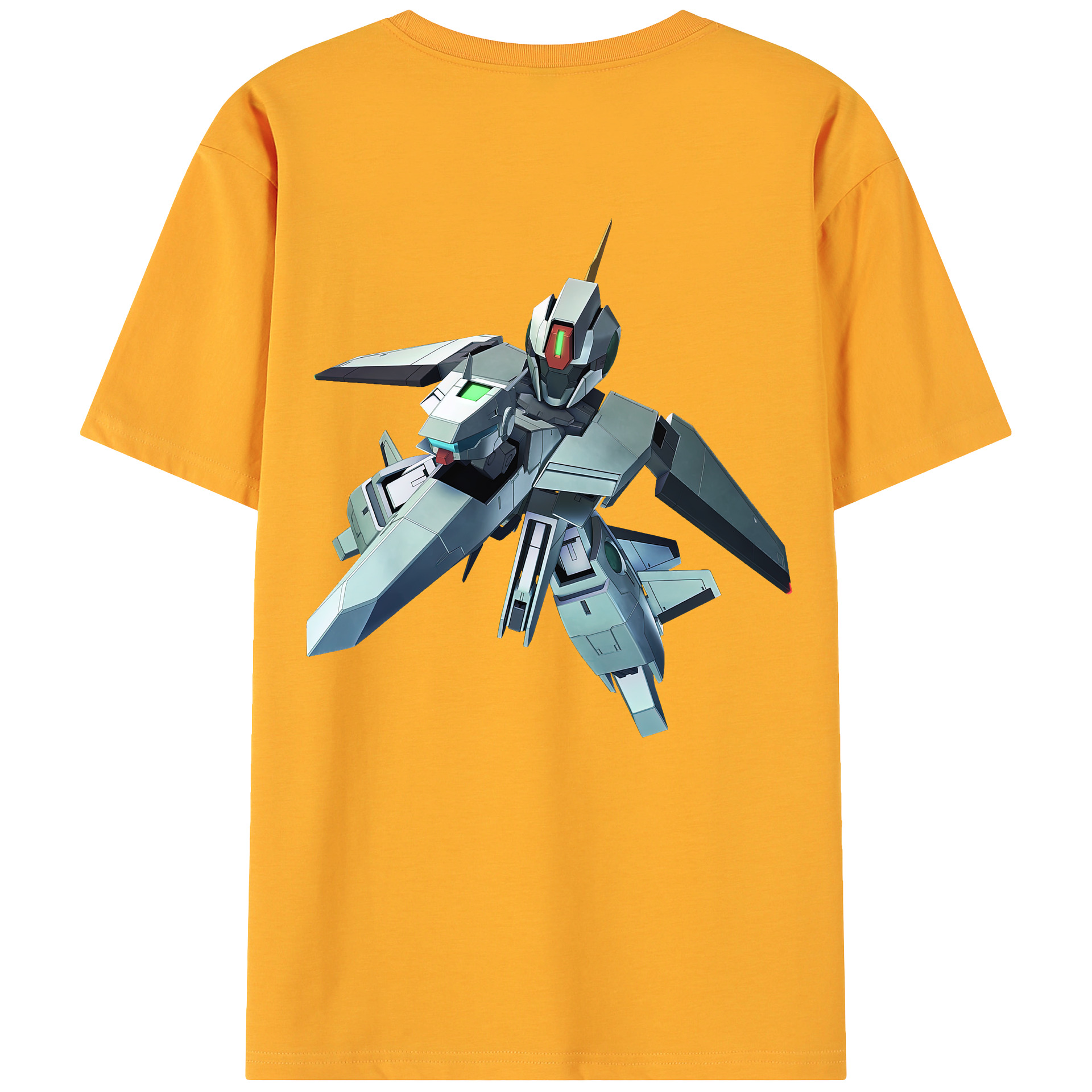 （画像用） 機動戦士ガンダム Mobile Suit Gundam 綿100％ メンズ半袖Tシャツ（バックプリント） 通気性