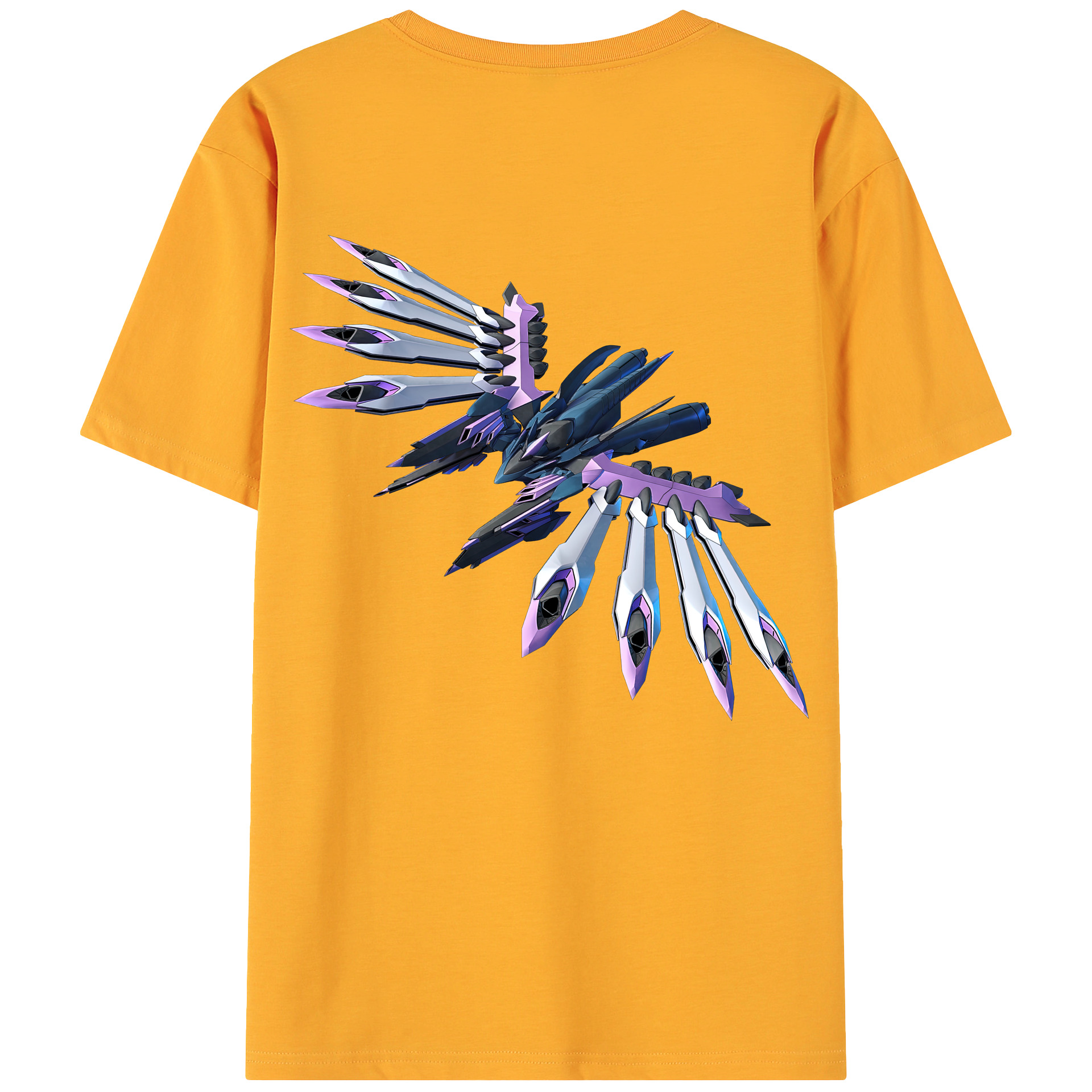 （画像用） 機動戦士ガンダム Mobile Suit Gundam 綿100％ メンズ半袖Tシャツ（バックプリント） 通気性
