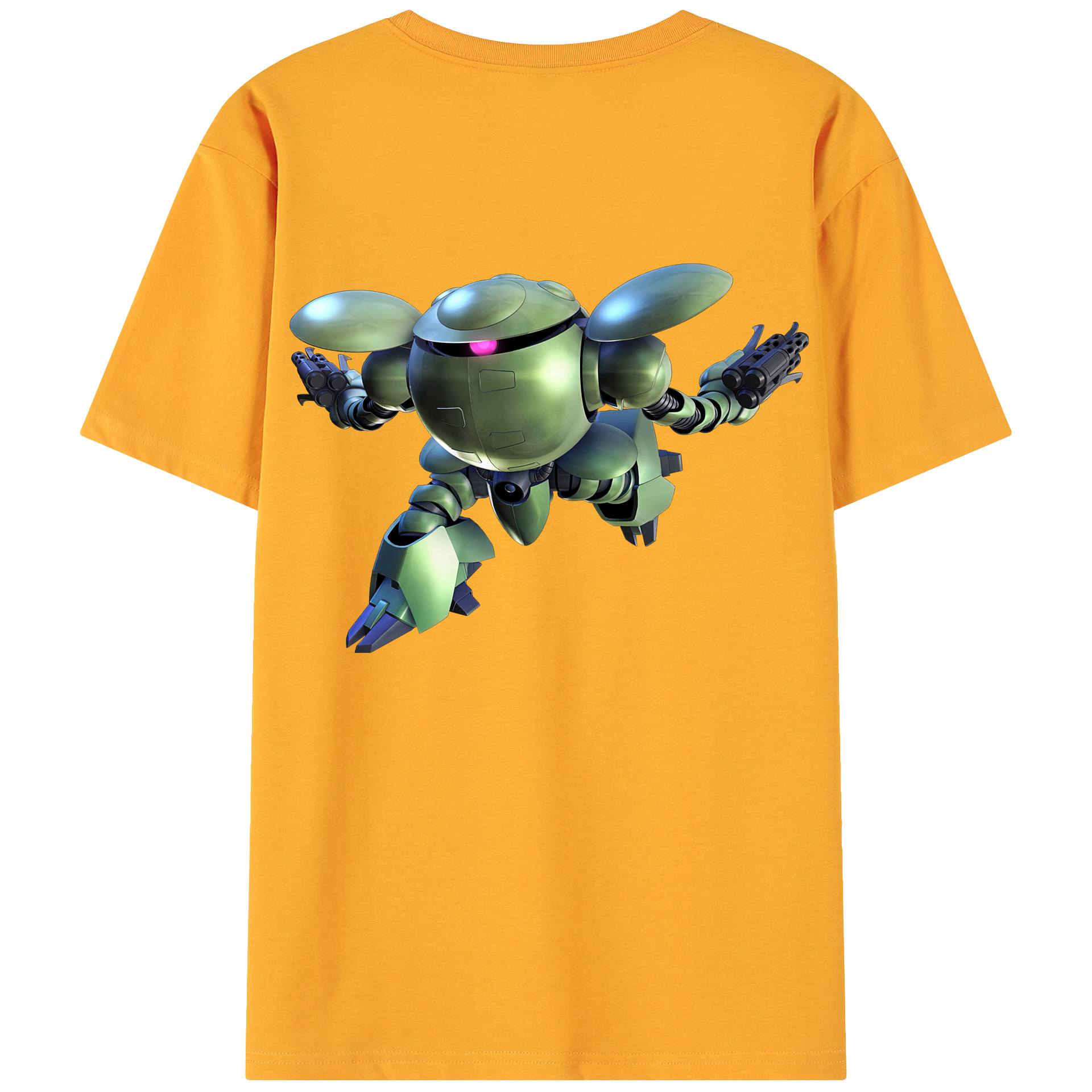 （画像用） 機動戦士ガンダム Mobile Suit Gundam 綿100％ メンズ半袖Tシャツ（バックプリント） 通気性