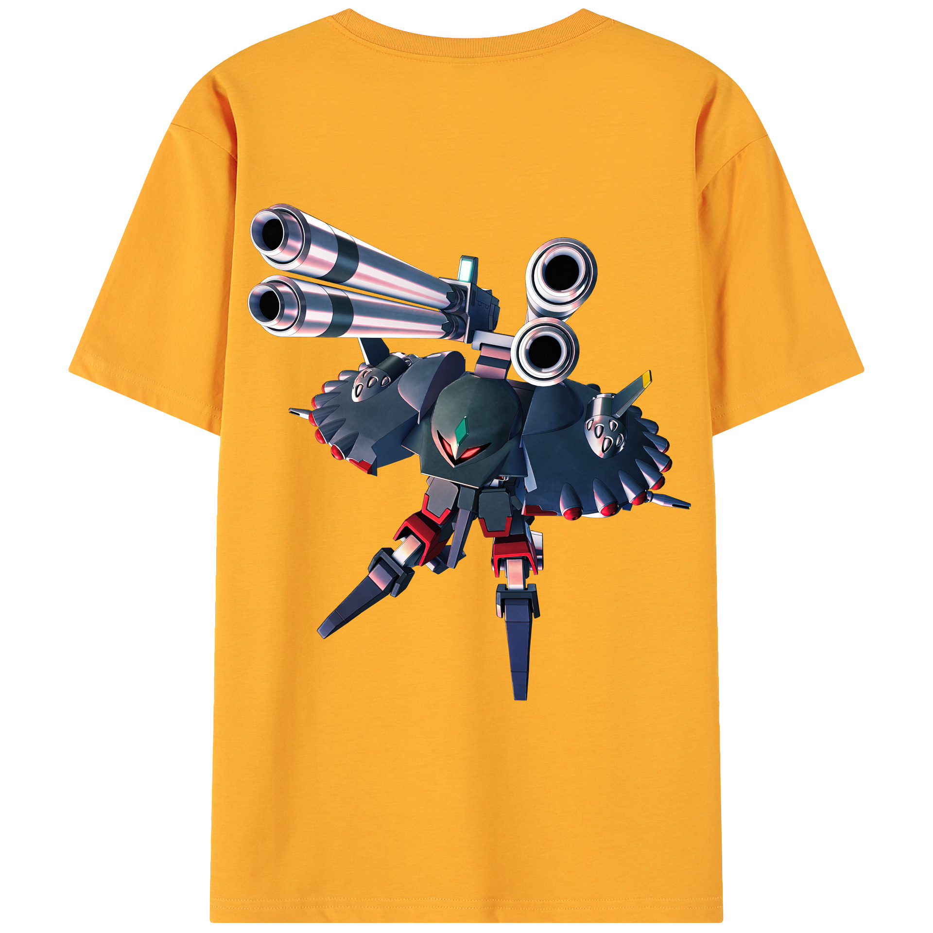 （画像用） 機動戦士ガンダム Mobile Suit Gundam 綿100％ メンズ半袖Tシャツ（バックプリント） 通気性