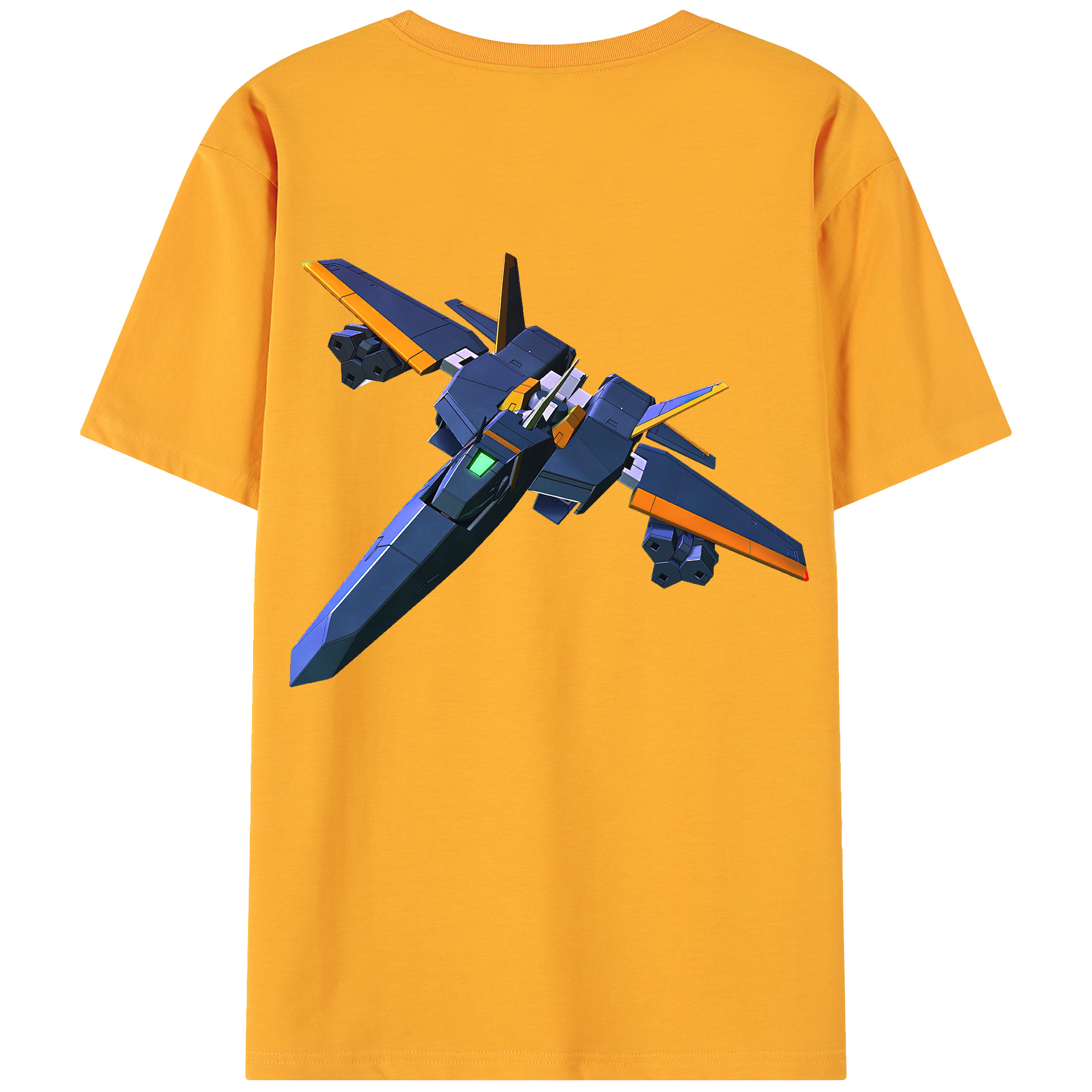 （画像用） 機動戦士ガンダム Mobile Suit Gundam 綿100％ メンズ半袖Tシャツ（バックプリント） 通気性