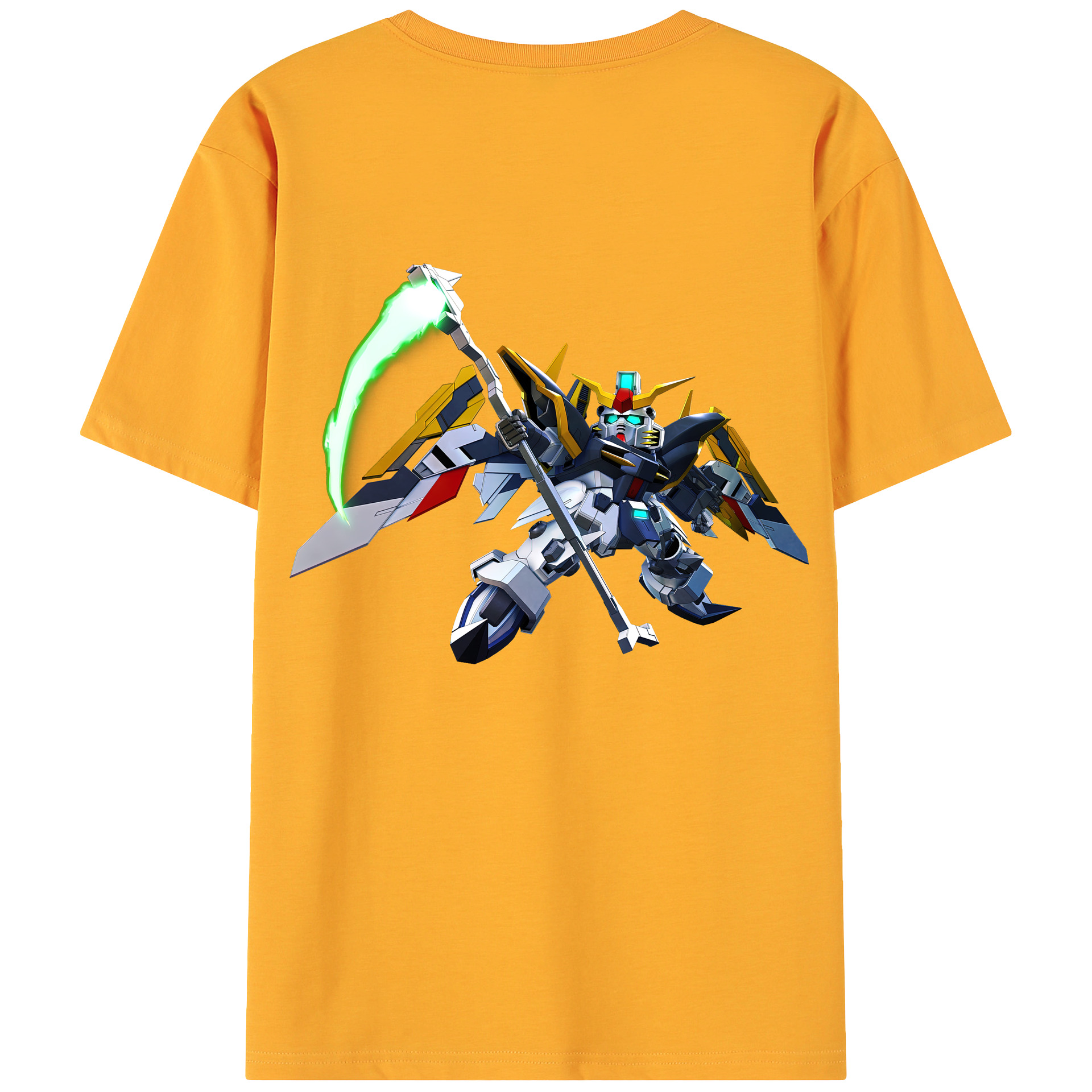 （画像用） 機動戦士ガンダム Mobile Suit Gundam 綿100％ メンズ半袖Tシャツ（バックプリント） 通気性