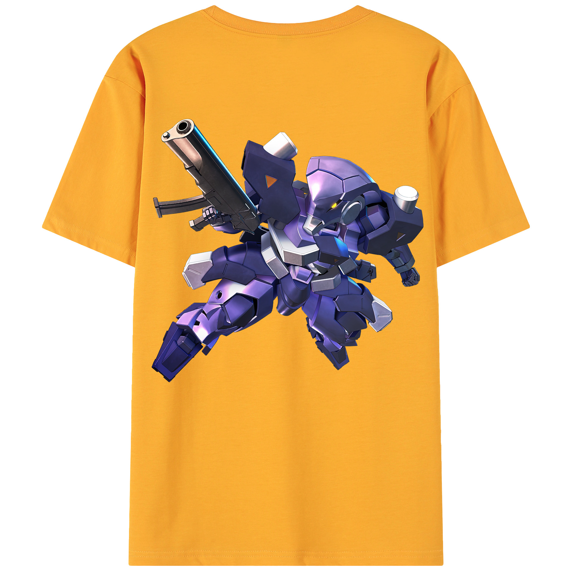 （画像用） 機動戦士ガンダム Mobile Suit Gundam 綿100％ メンズ半袖Tシャツ（バックプリント） 通気性